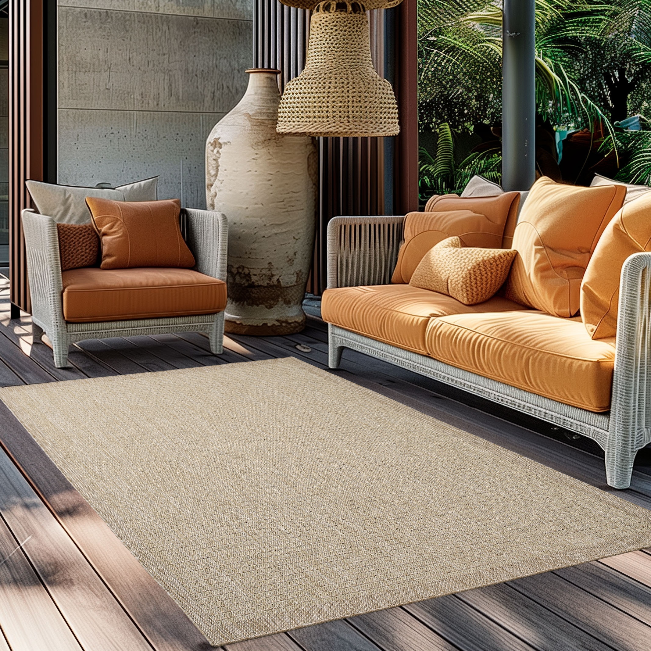 Ayyildiz Teppiche Outdoorteppich »GIZA 1410«, rechteckig, 3 mm Höhe, Läufer günstig online kaufen