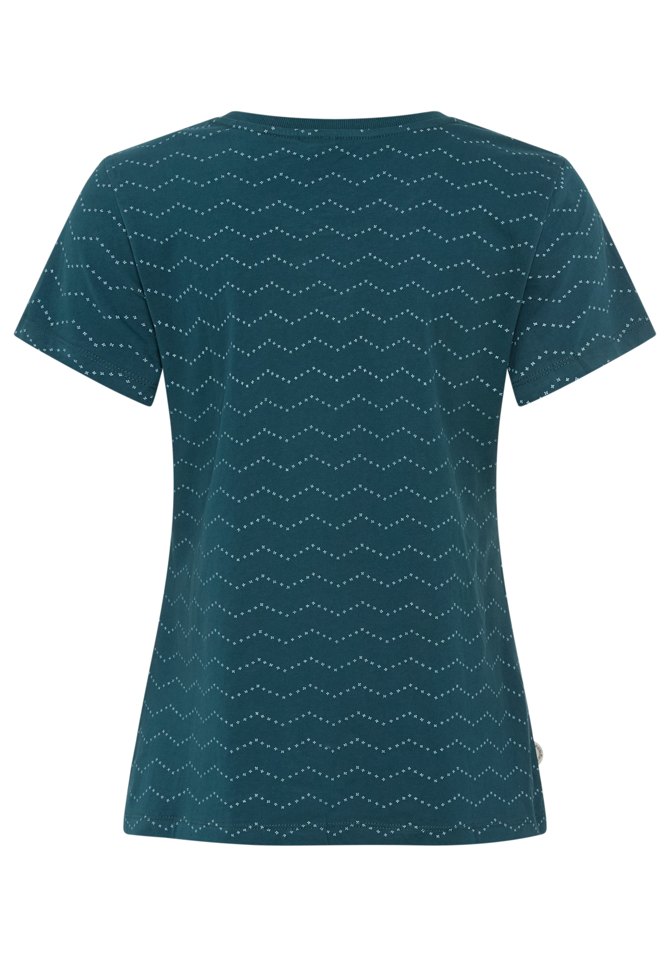 Ragwear Kurzarmshirt »MINTTA ZIG ZAG O« mit Logoschriftzug