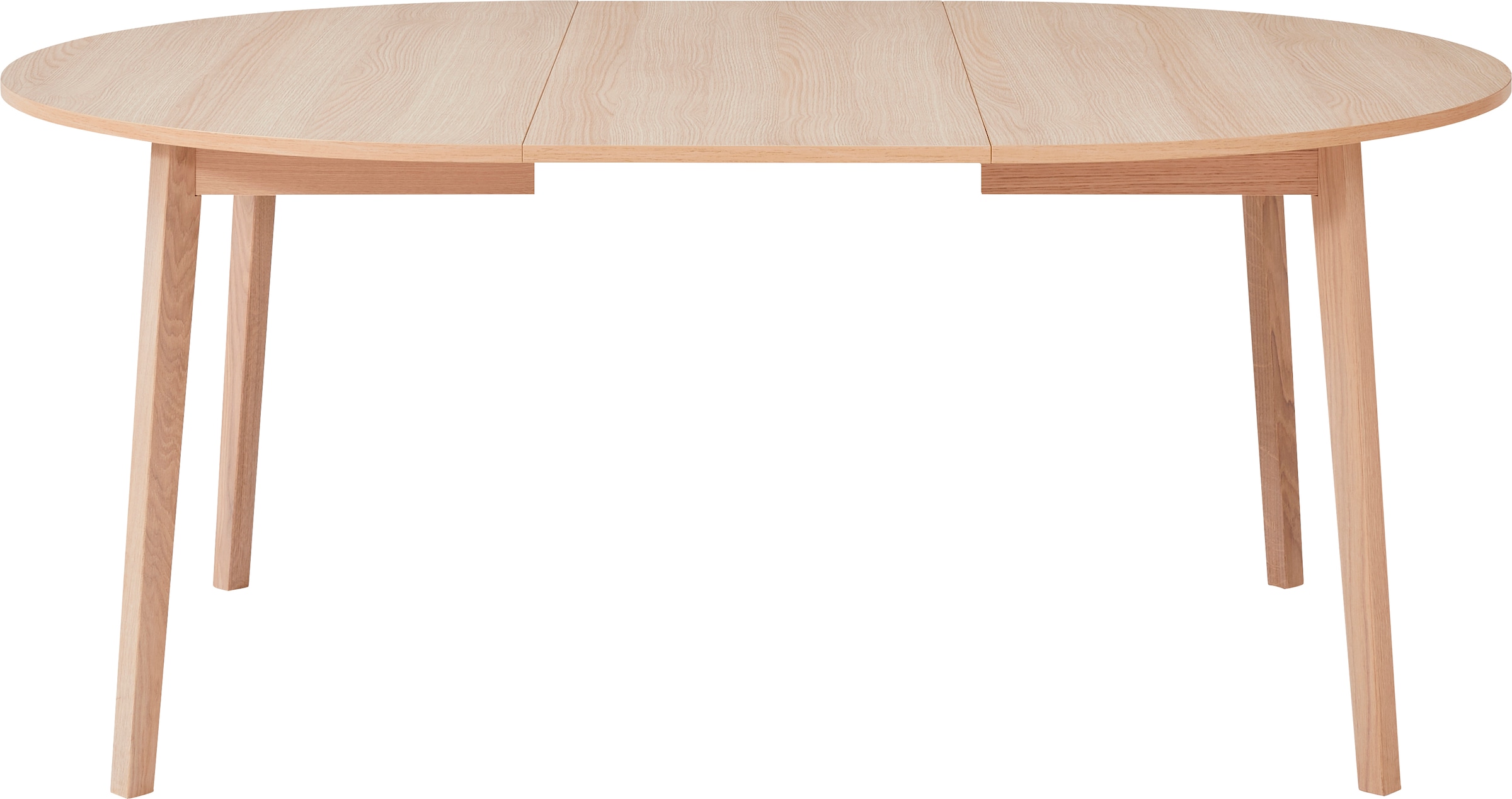 Hammel Furniture Esstisch »Basic by Hammel Single«, Ø130/228 cm, Gestell  aus Massivholz, inklusive 2 Einlegeplatten auf Rechnung kaufen