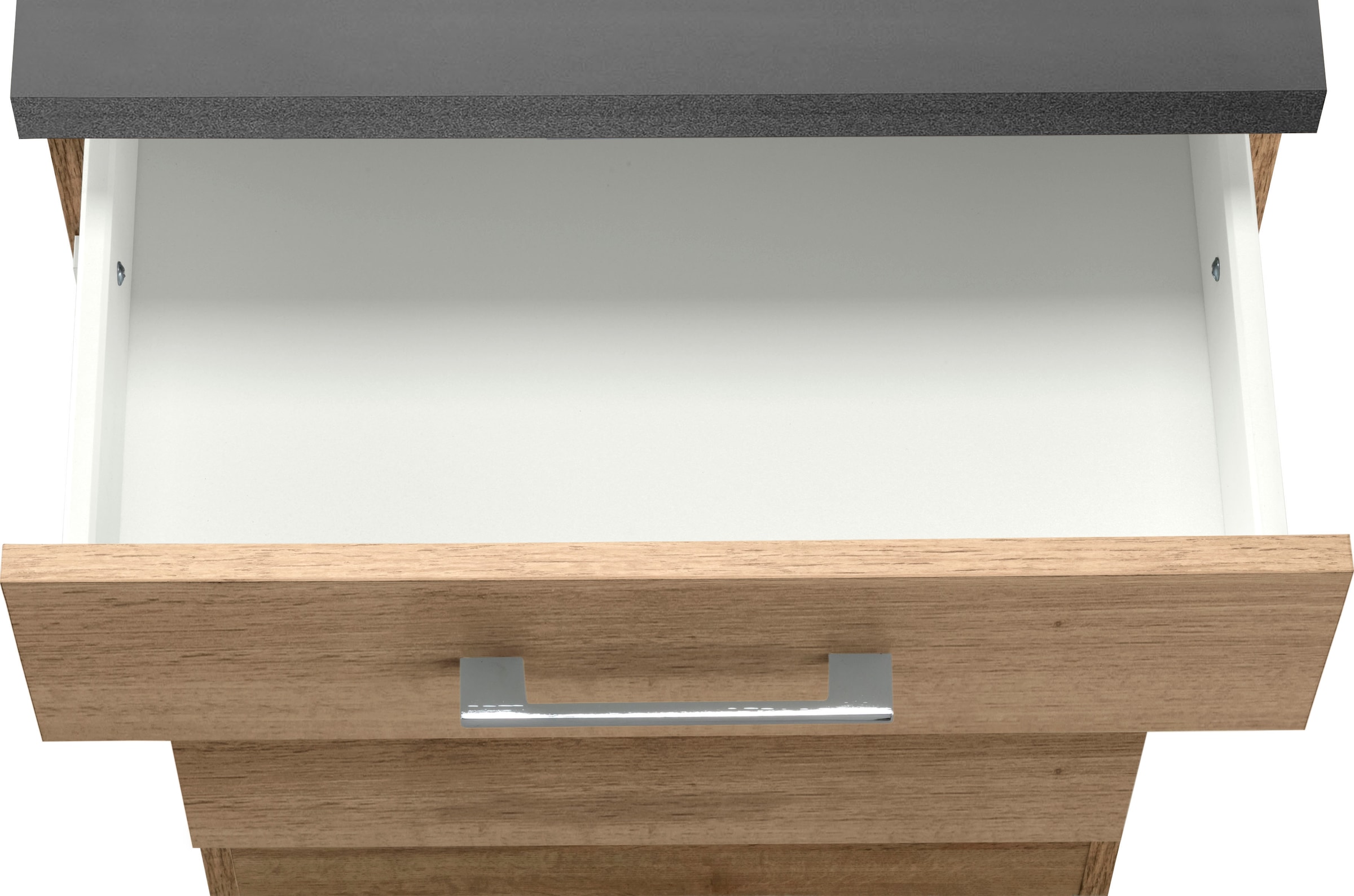 KOCHSTATION Küchenzeile »KS-Colmar«, mit E-Geräten, Breite 330 cm