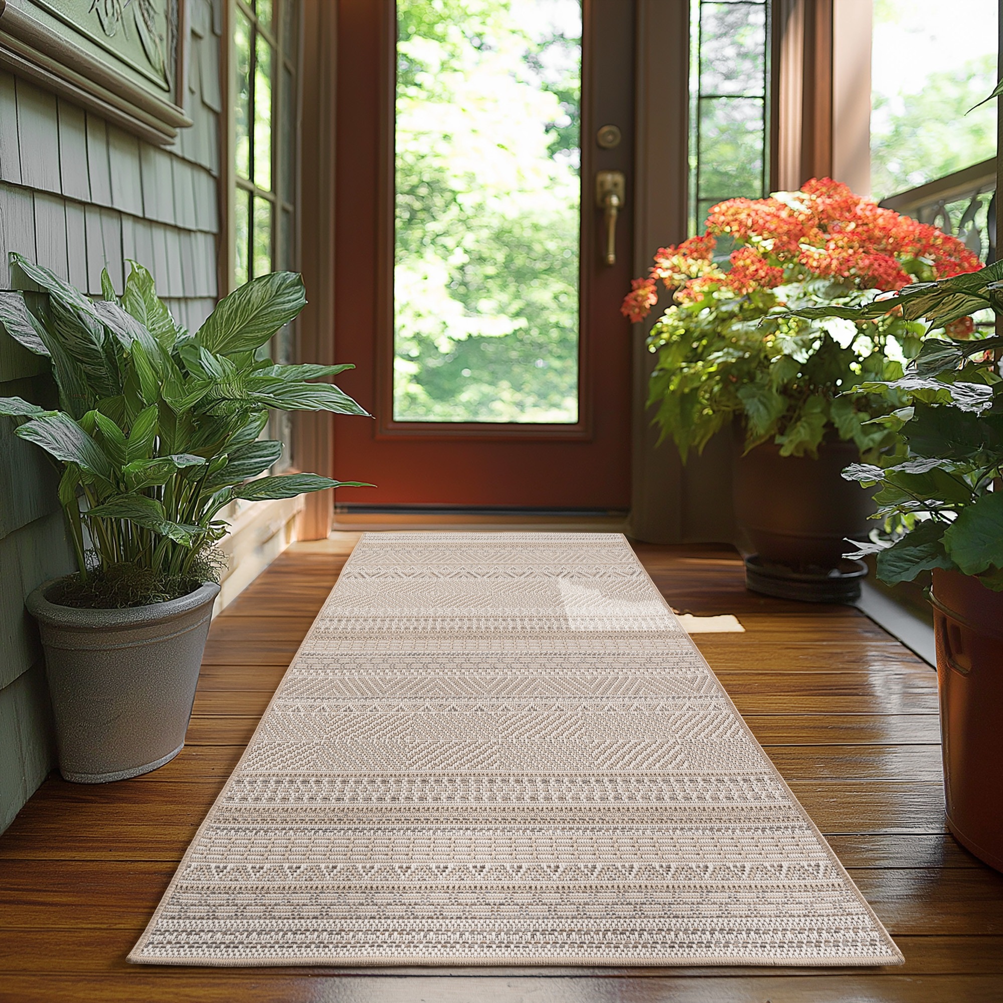 Ayyildiz Teppiche Outdoorteppich »DESERT 1303«, rechteckig, 5 mm Höhe, In und Outdor, Wohnzimmer, Aussenbereich