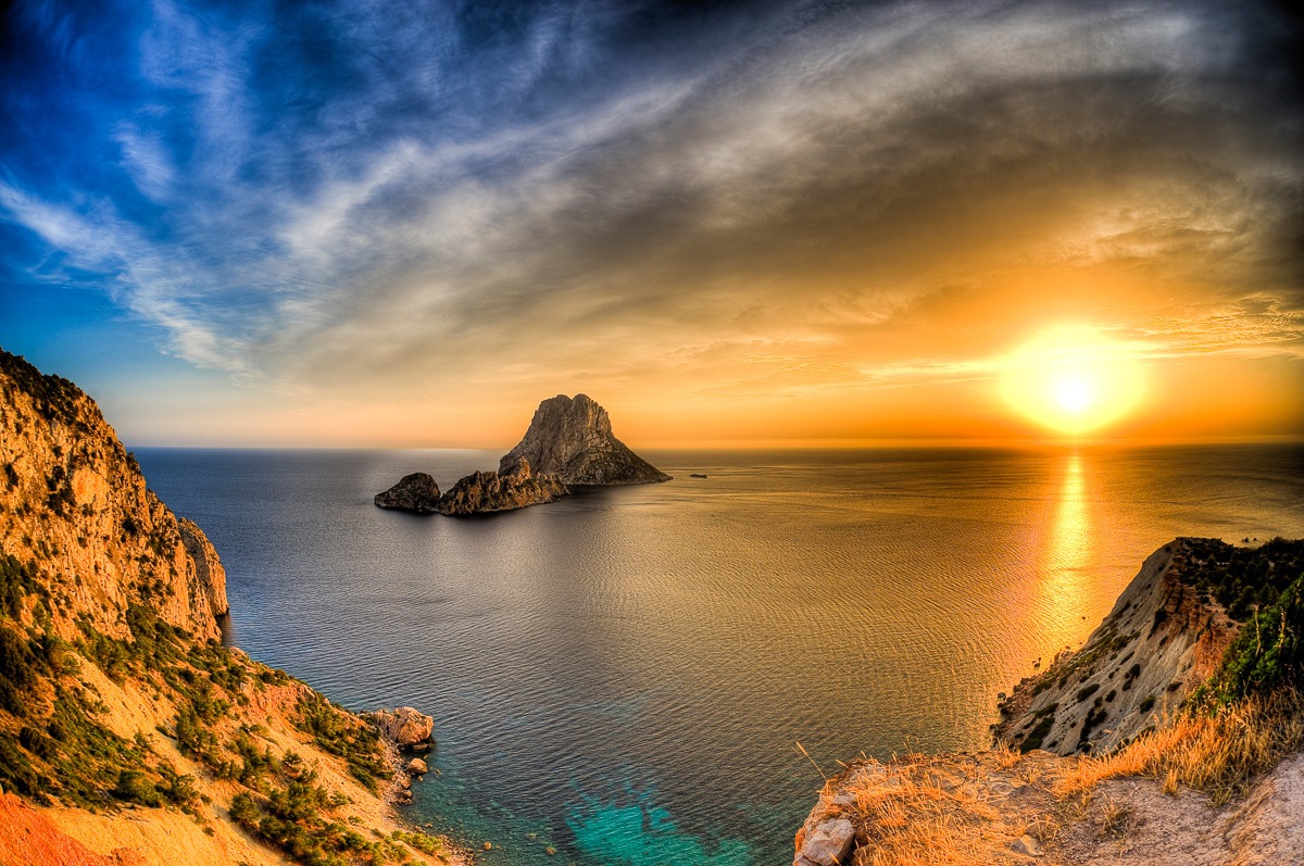 Papermoon Fototapete »Insel Es Vedrá Ibiza«