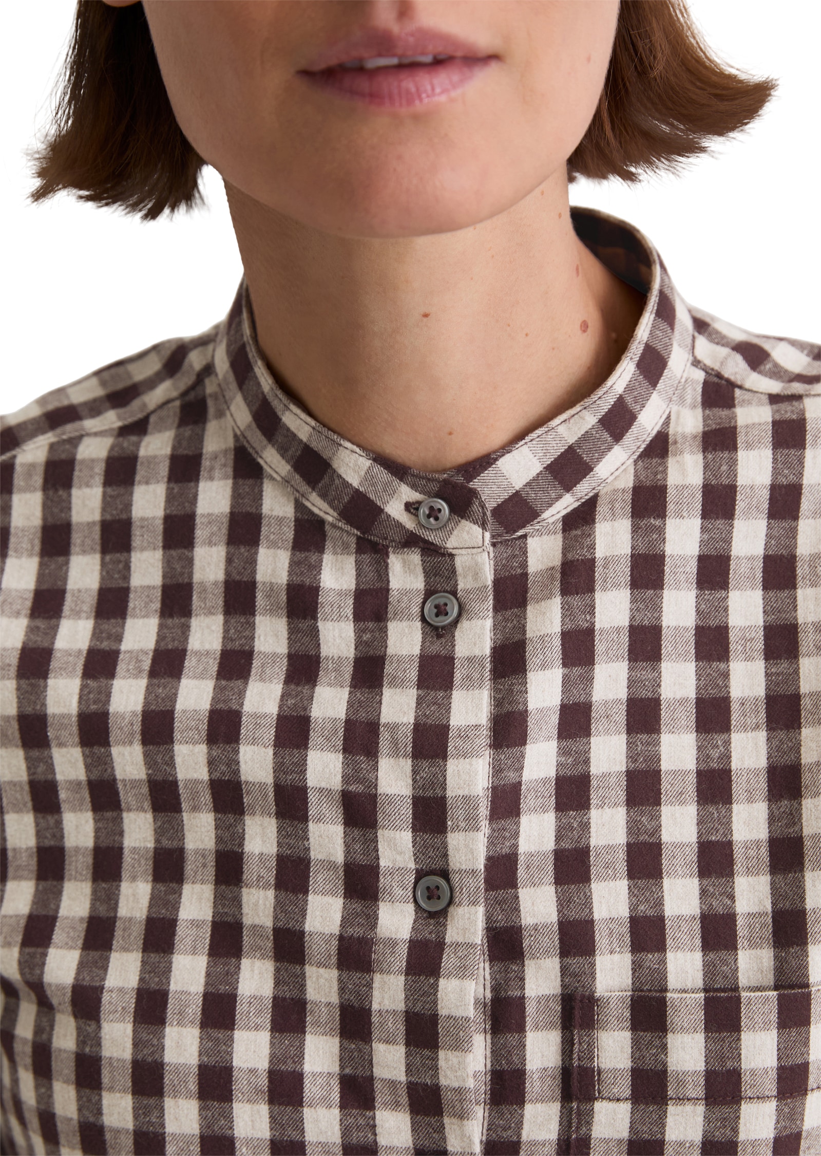 Marc O'Polo Karobluse »regular fit  aus softem Baumwoll-Flanell«