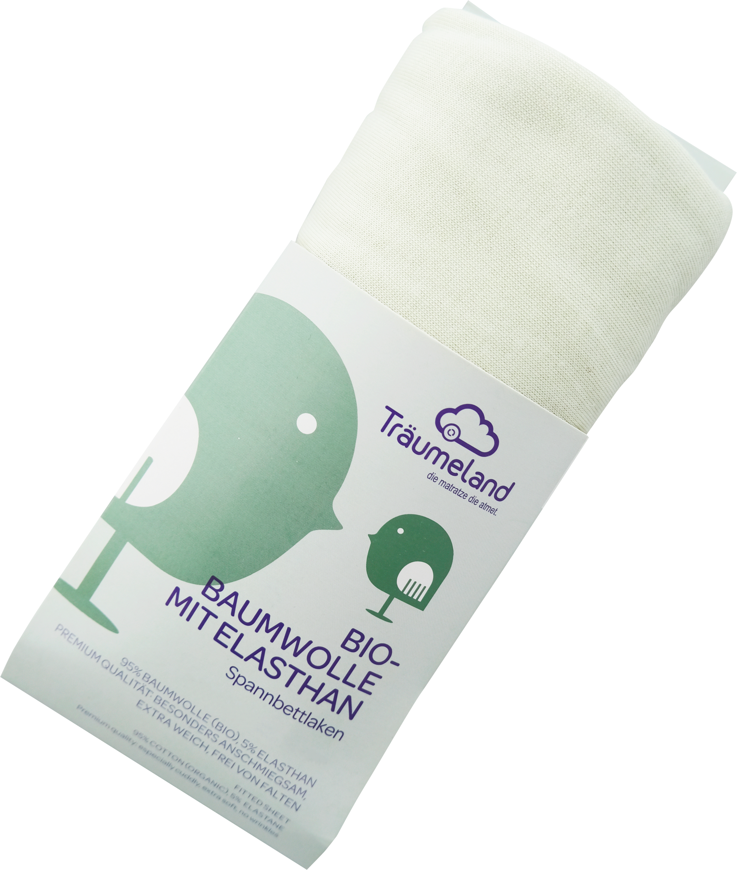 Träumeland Spannbettlaken "Spannbettlaken Bio-Baumwolle" mit Elasthan günstig online kaufen