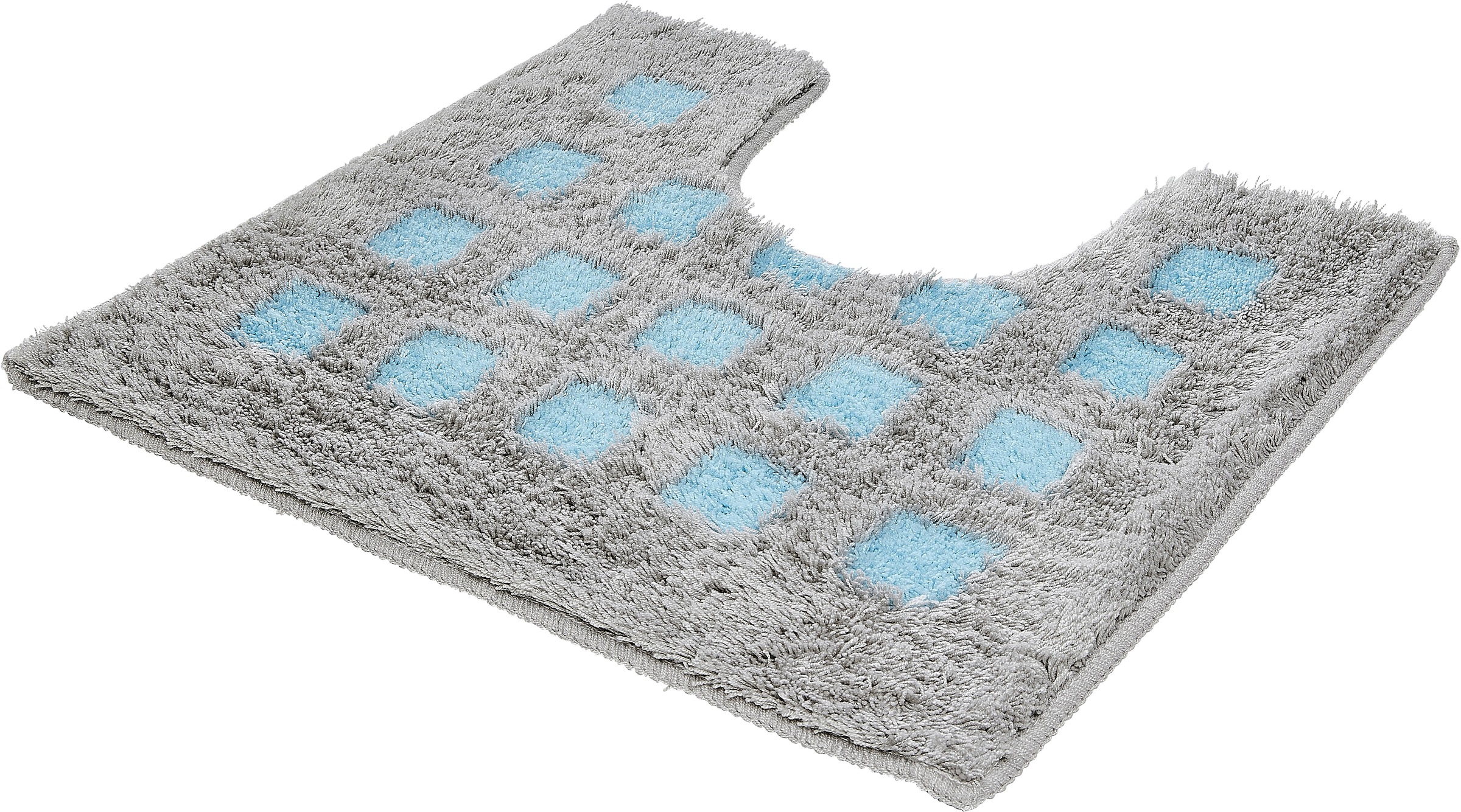 Kleine Wolke Badematte "Boxes" Höhe 20 mm rutschhemmend beschichtet fußbode günstig online kaufen