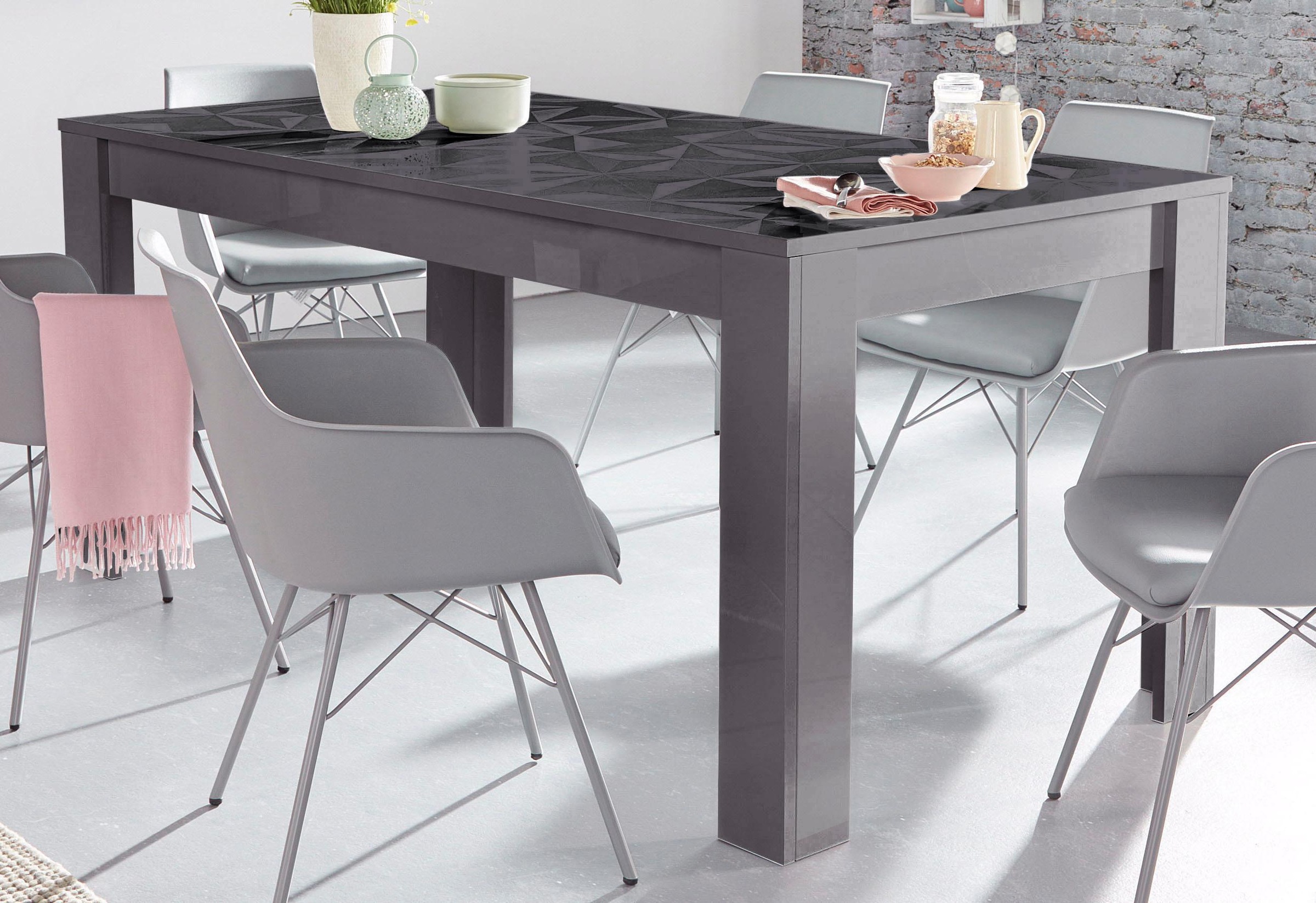 INOSIGN Esstisch "Prisma 180x90 cm, Küchentisch, Esszimmertisch, rechteckig günstig online kaufen