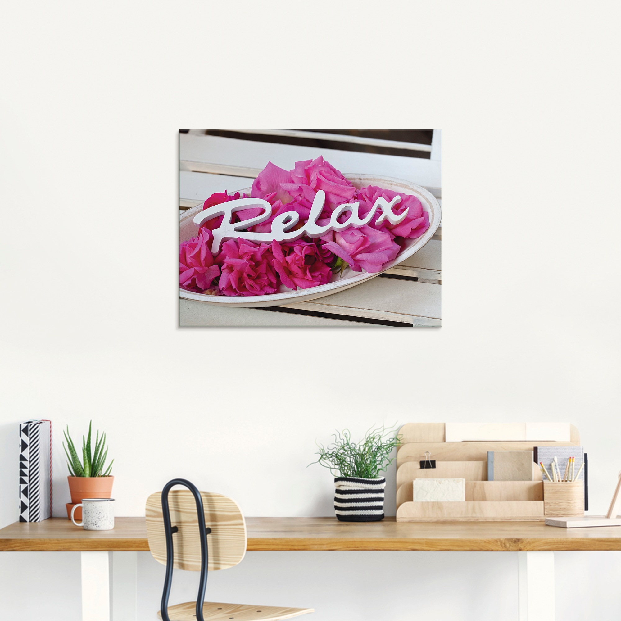 Artland Glasbild »Relax«, Sprüche & Texte, (1 St.), in verschiedenen Größen