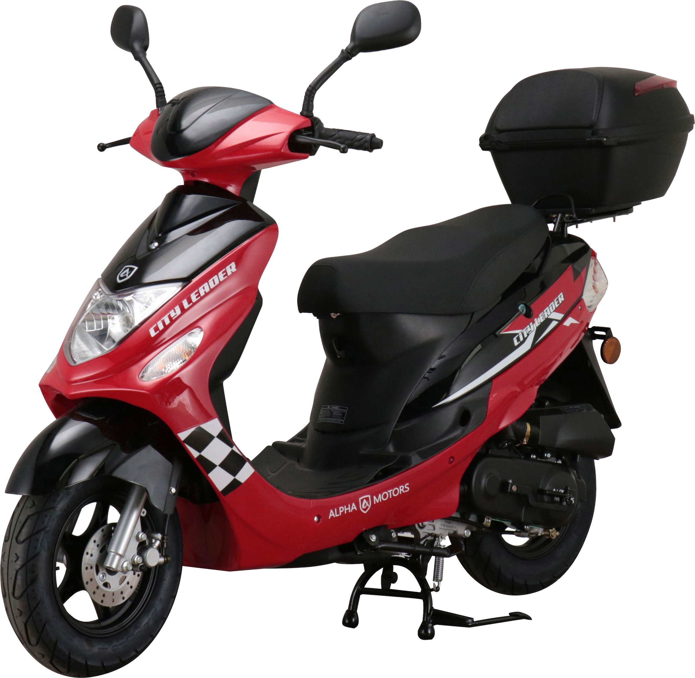 Alpha Motors Motorroller »CityLeader«, 50 cm³, 25 km/h, Euro 5, 2,72 PS, inkl. Topcase