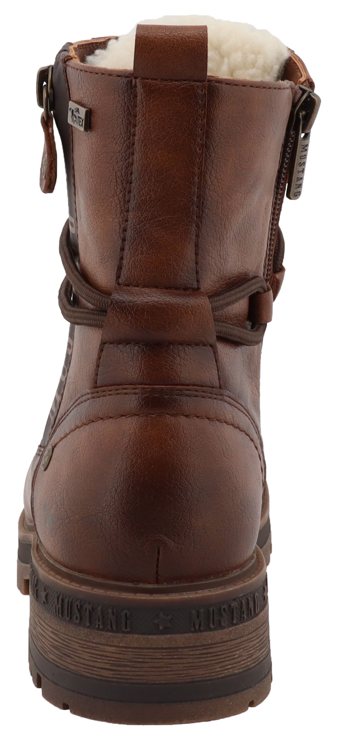 Mustang Shoes Winterboots »Darleen«  Schnürboots mit Profilsohle