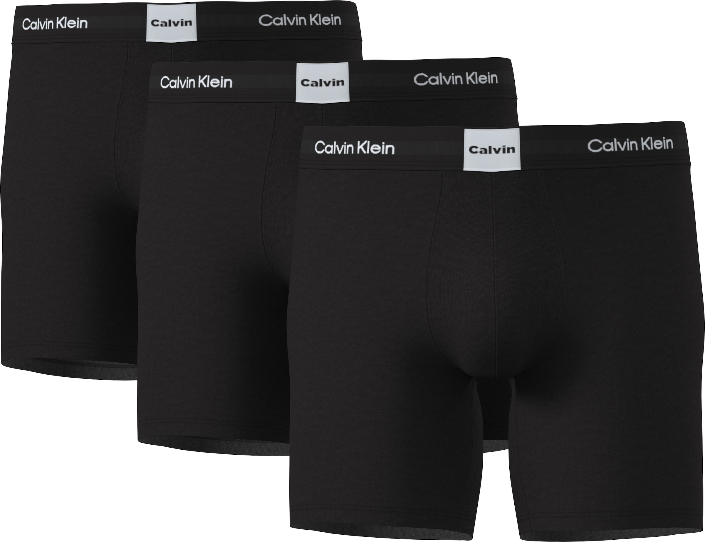 Calvin Klein Underwear Boxer »BOXER BRIEF 3PK«, 3 Stk. Mit elastischem Bund günstig online kaufen