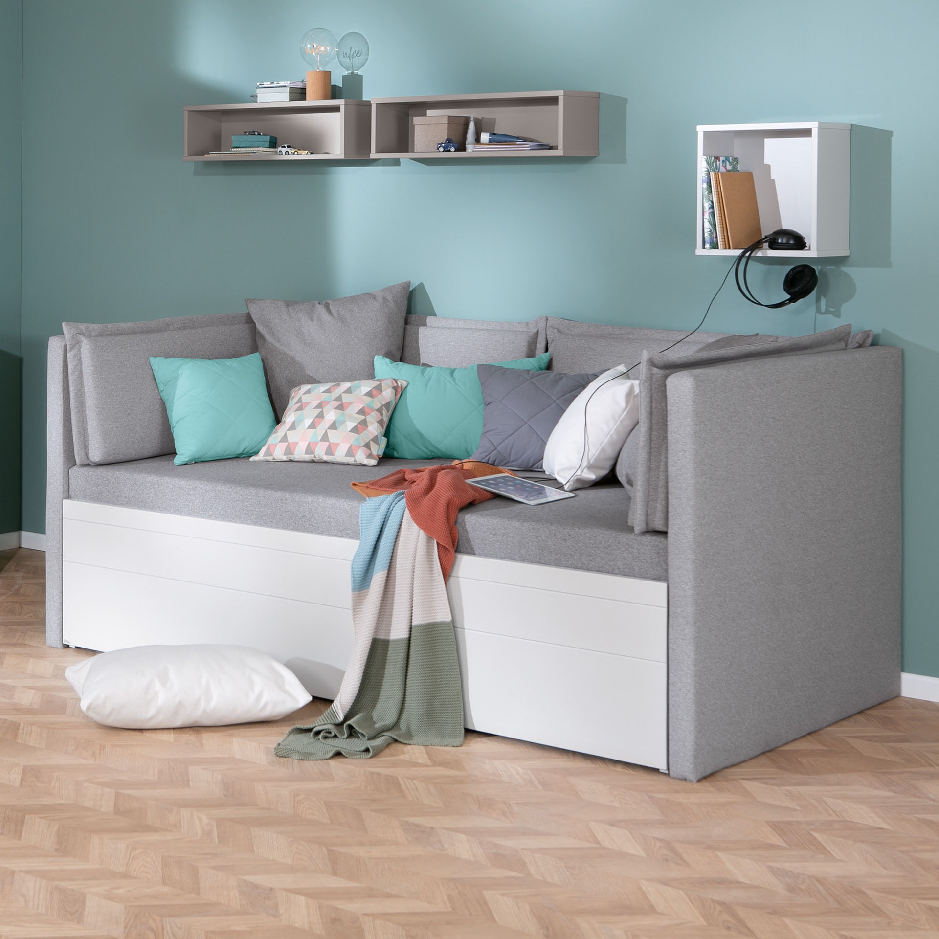 PAIDI Jugendbett »FLYNN in verschiedenen Ausführungen, Ausziehbett mit 2 Li günstig online kaufen