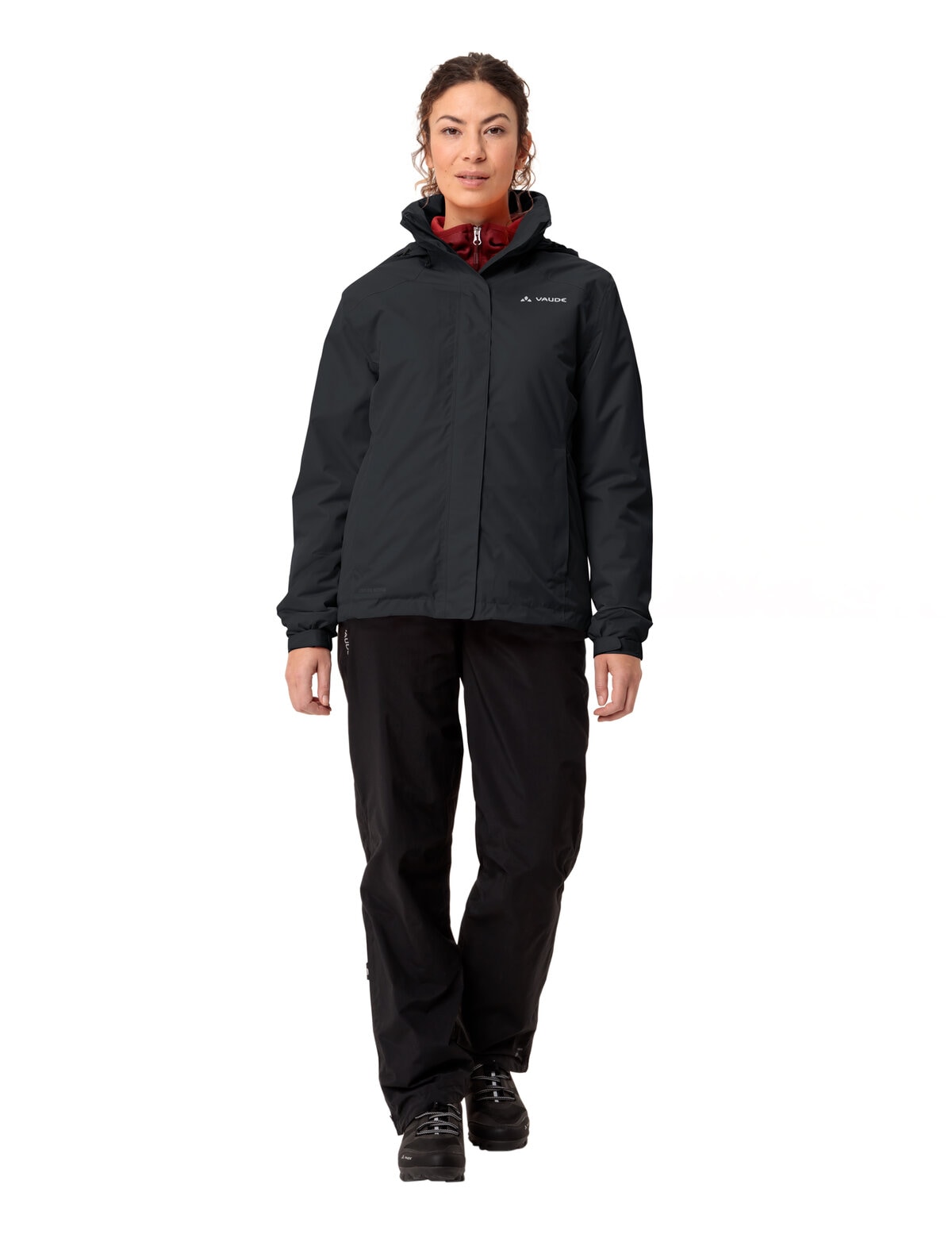 VAUDE Fahrradjacke »WOMEN'S ESCAPE BIKE WARM JACKET«, (1 St.), mit Kapuze, Wasserdicht, winddicht und atmungsaktiv