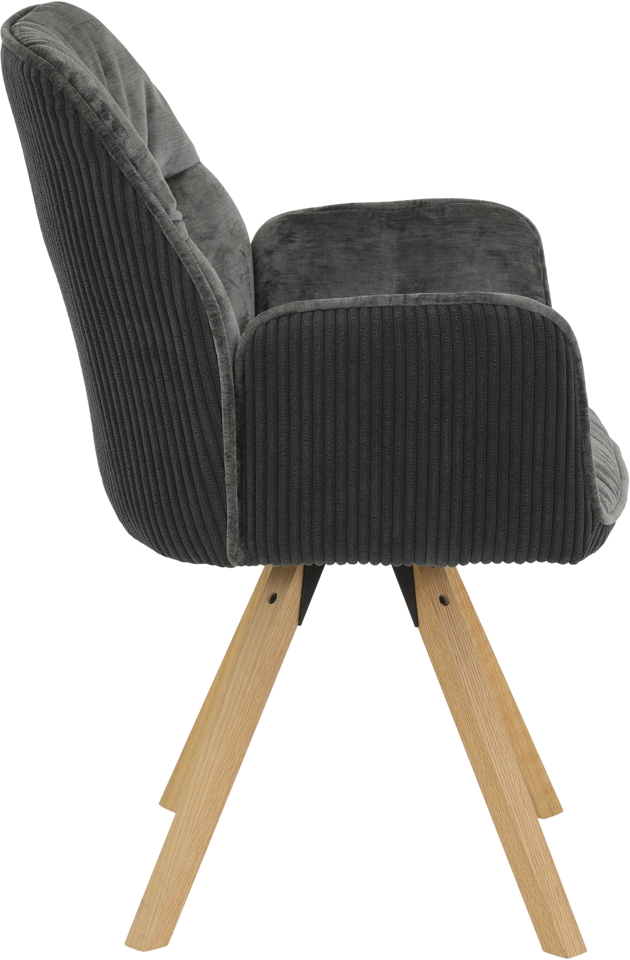 HELA Esszimmerstuhl »BEATRIX«, 2er-Set, Auto-Return 270°, Gestell Massivholz