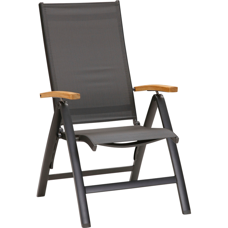 BEST Gartenstuhl »Cavalese« () anthrazit + anthrazit