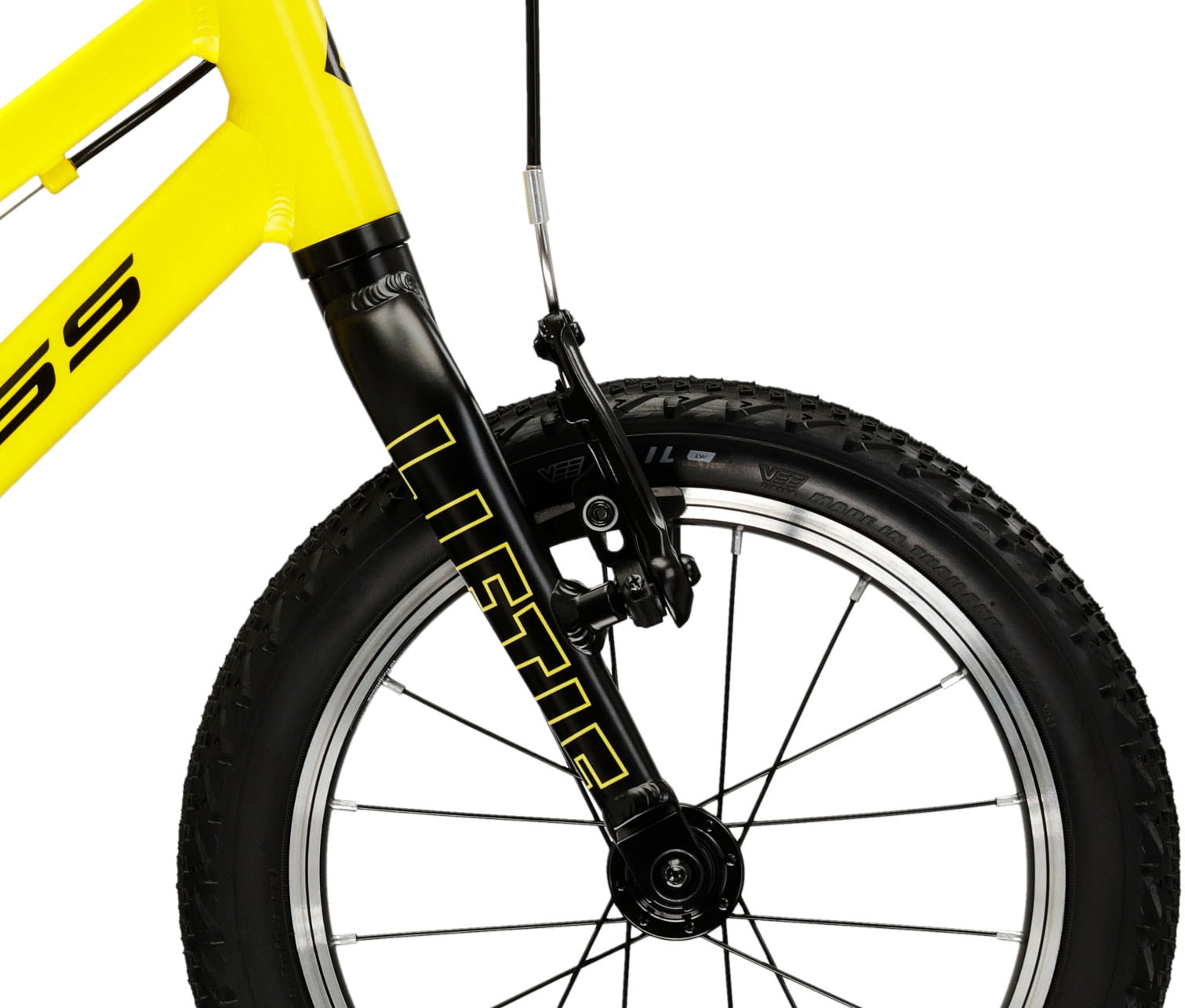 Kross Kinderfahrrad »KROSS Kinderrad Lightweight Liftie 14" gelb«, 1 Gang, ohne Schaltung