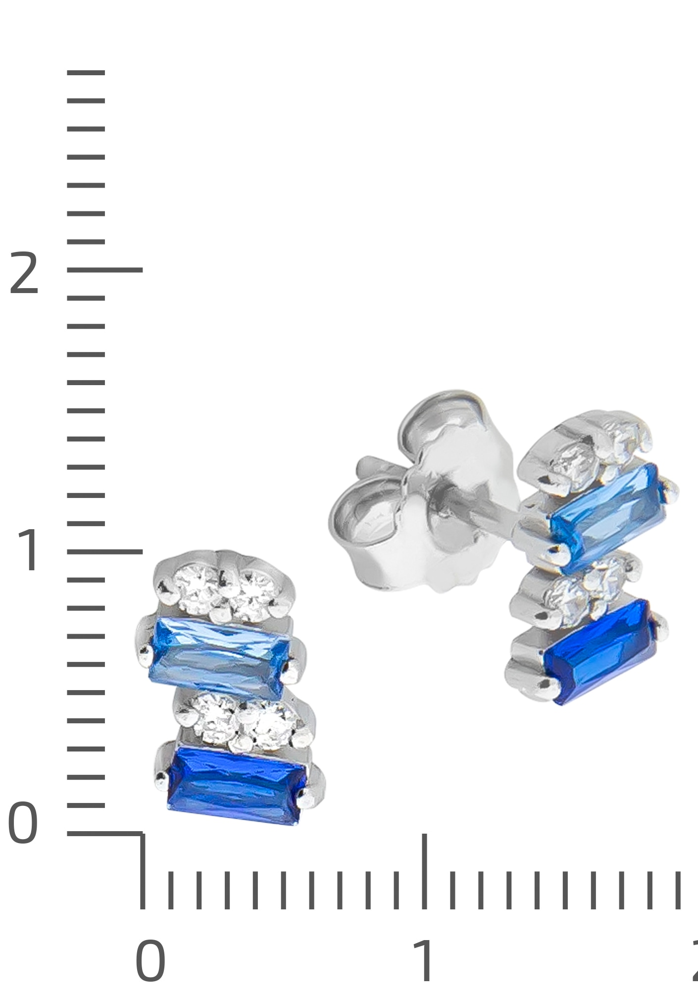 Firetti Paar Ohrstecker »Schmuck Geschenk Silber 925 Ohrschmuck« mit Zirkonia (synth.)