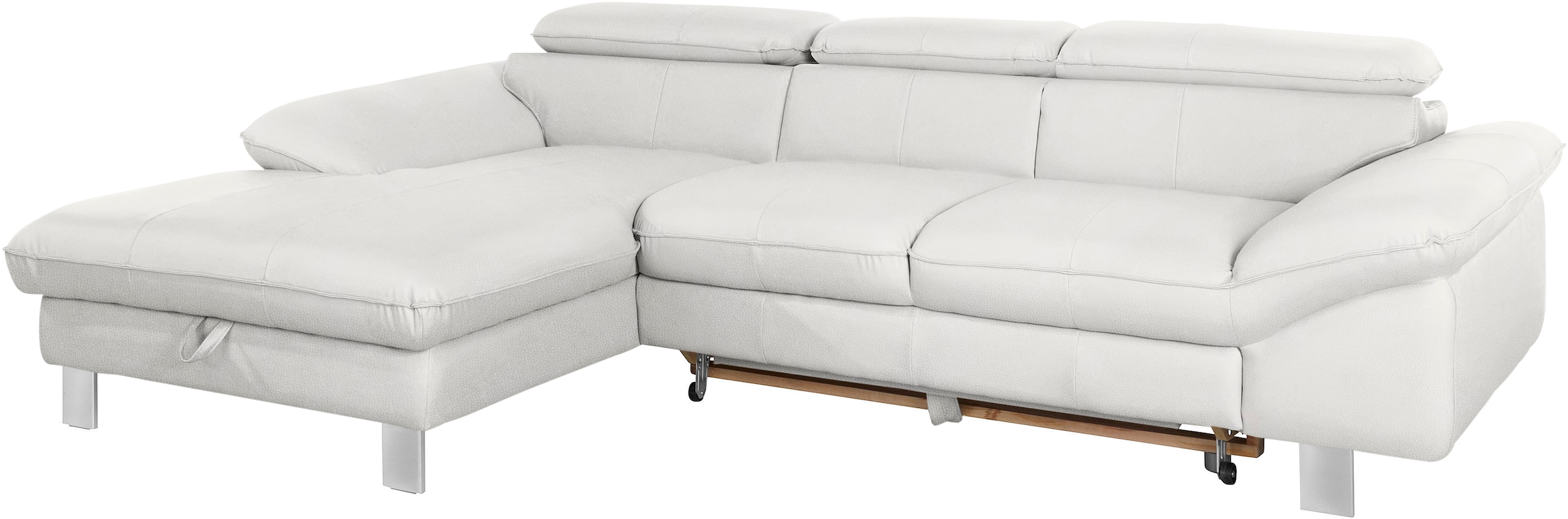 COTTA Ecksofa Driver, mit Kopfteilverstellung, wahlweise mit Bettfunktion