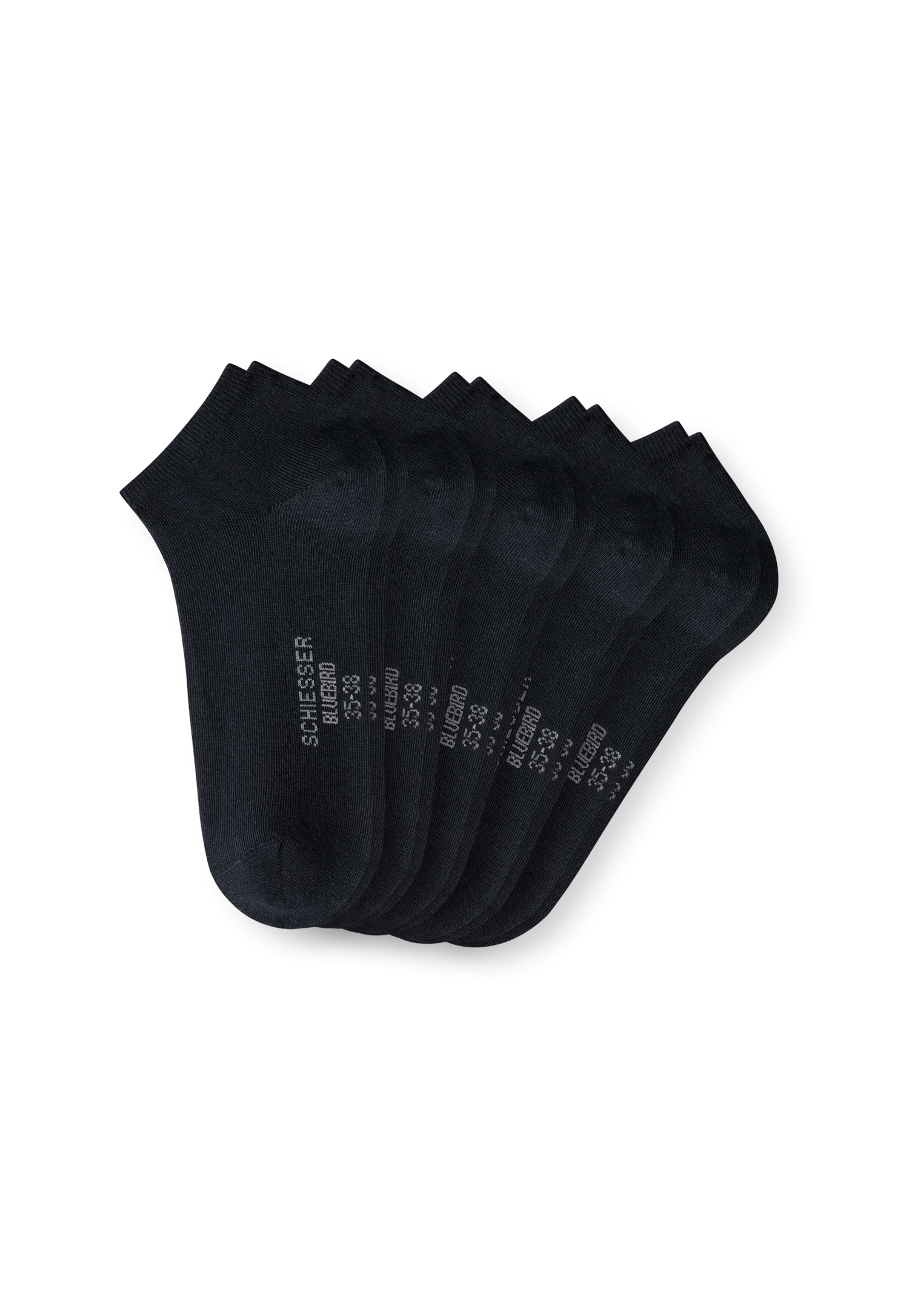 Schiesser Sneakersocken »"Bluebird"«, (5 Paar), mit extra softem Bund