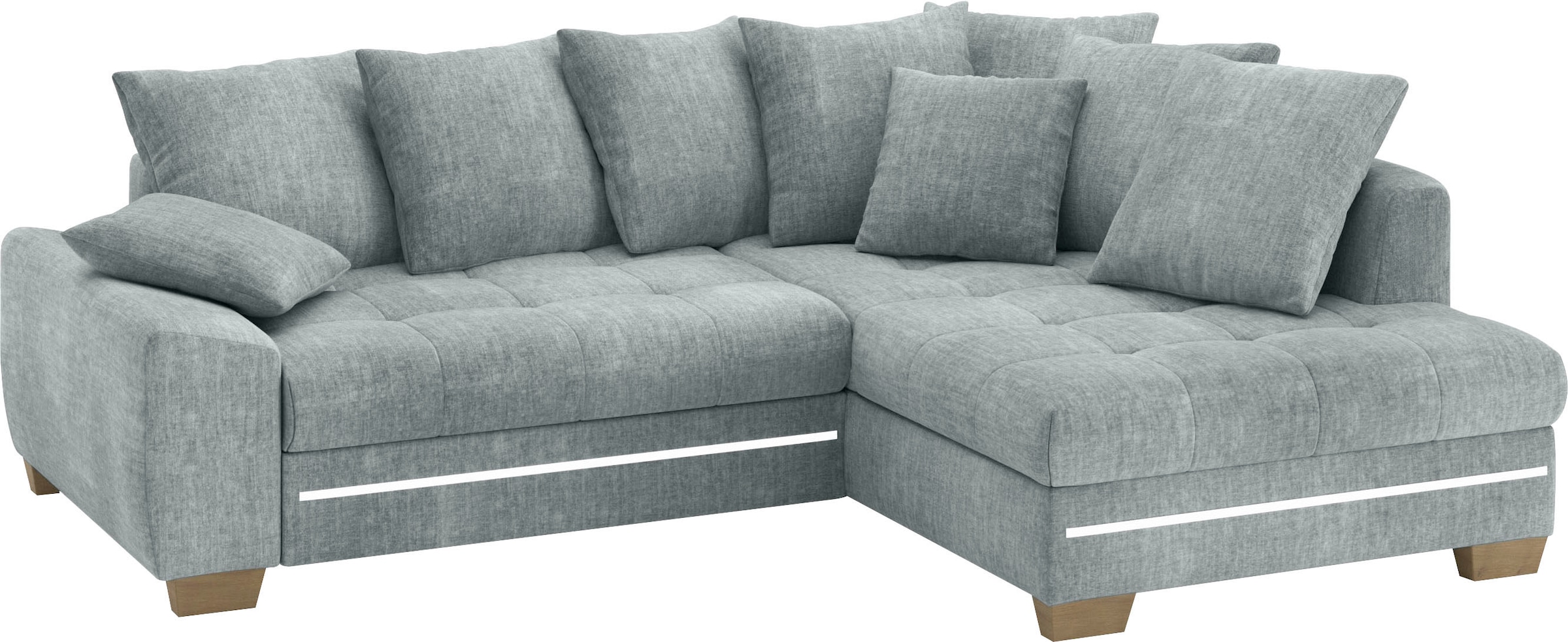 Mr. Couch Ecksofa »Nikita II, L-Form«, mit Kaltschaum, RGB-LED Beleuchtung, günstig online kaufen