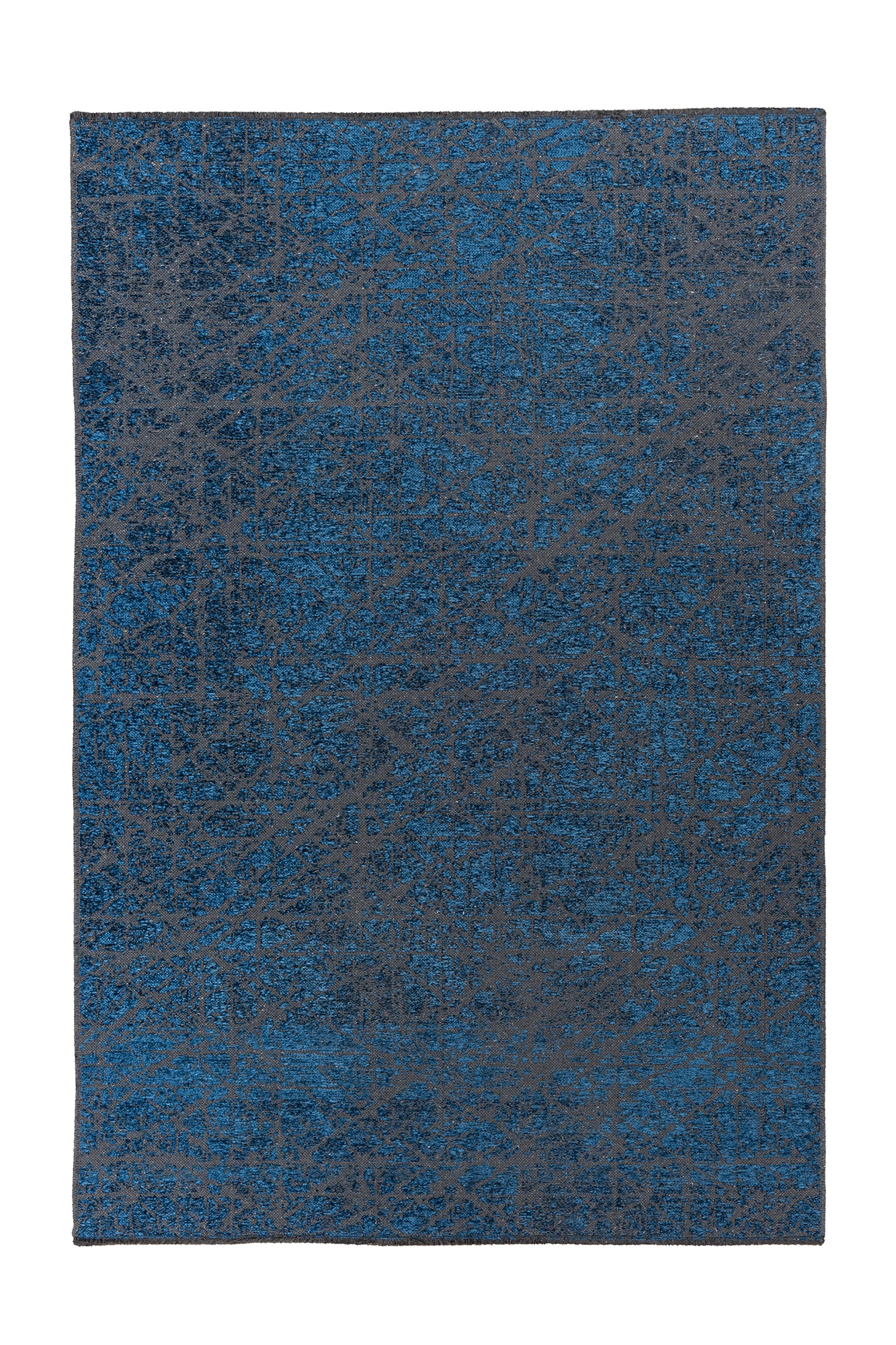 Kayoom Teppich »Kalea 225«, rechteckig, 8 mm Höhe, Flachgewebeteppich mit Relief-Design, Used-Look, moderne Farben
