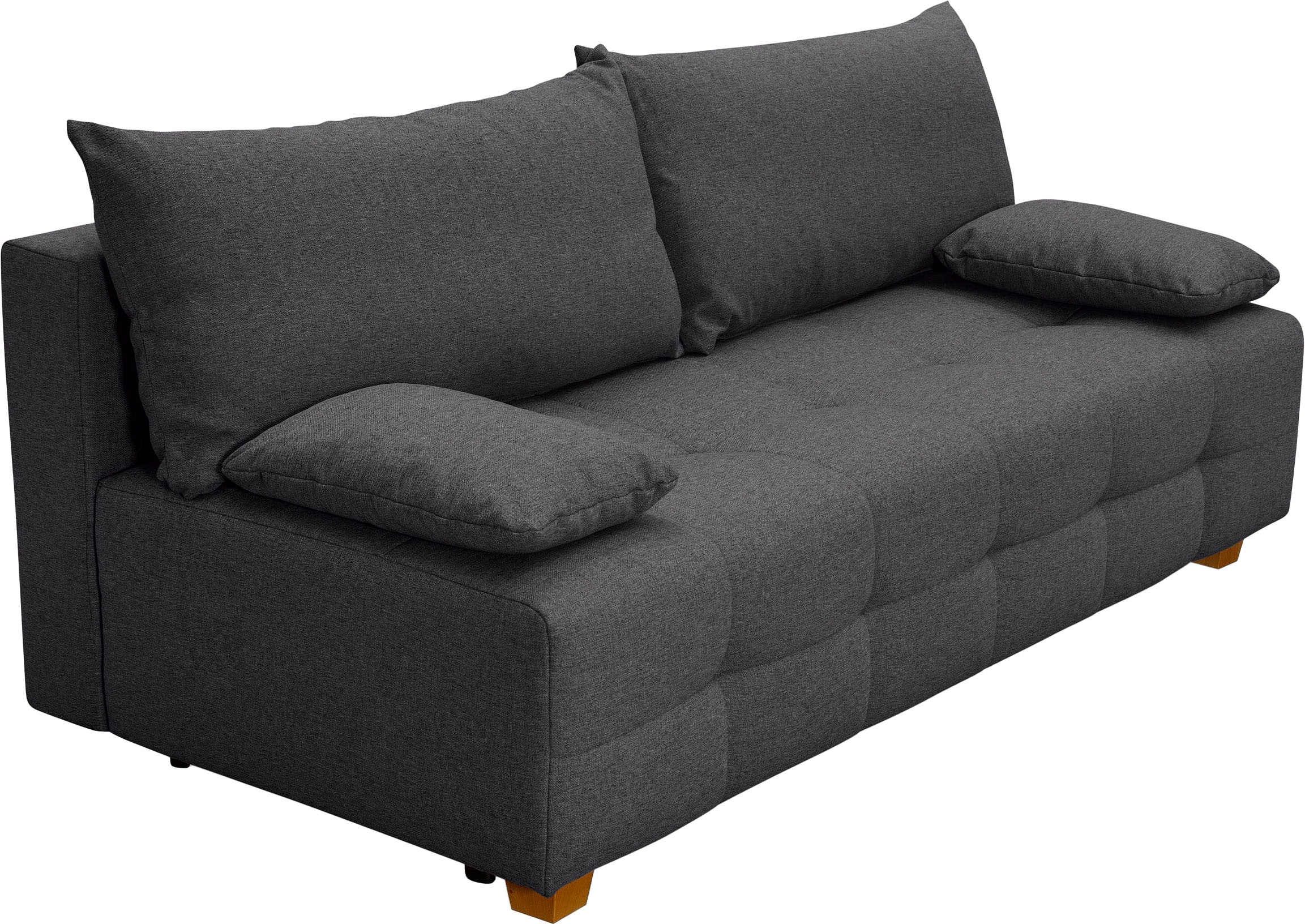 COLLECTION AB Schlafsofa »Bella«, Schlafsofa,Bettkasten,Bonellfederkern,Rückenkissen,Armlehnenkissen