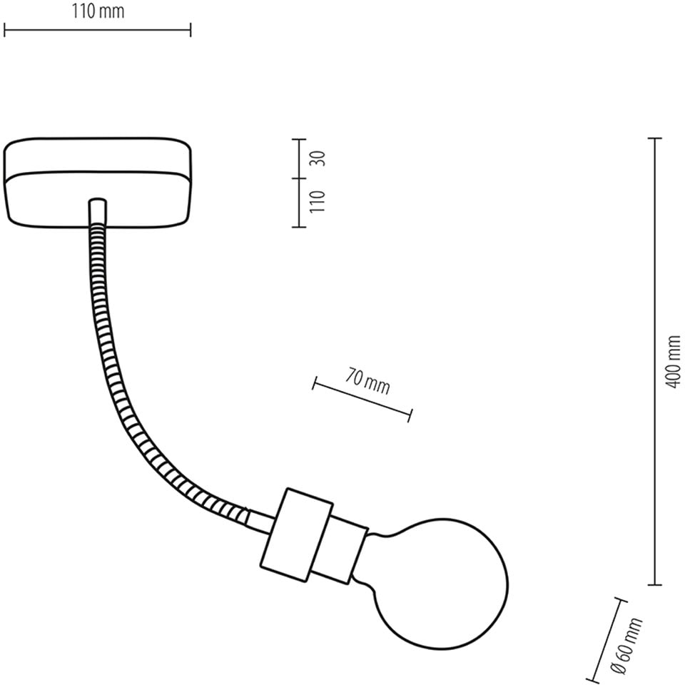 BRITOP LIGHTING Deckenleuchte »ALLUMER FLEX«, 1 flammig, Leuchtmittel E27 | Leuchtmittel wechselbar-ohne Leuchtmittel, Basis aus Eichenholz mit FSC®-Zertifikat, flexibel verstellbar