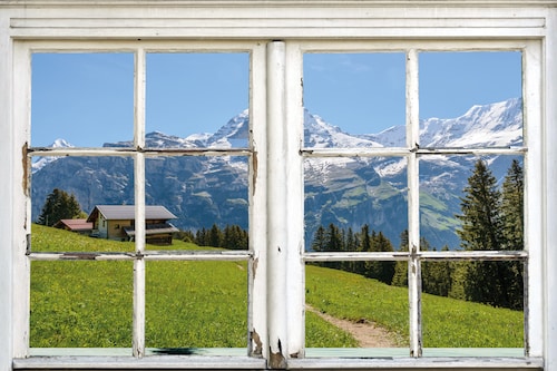 queence Leinwandbild »Südtirol«, Berge & Alpenbilder-Berghütte-Natur, (1 St günstig online kaufen