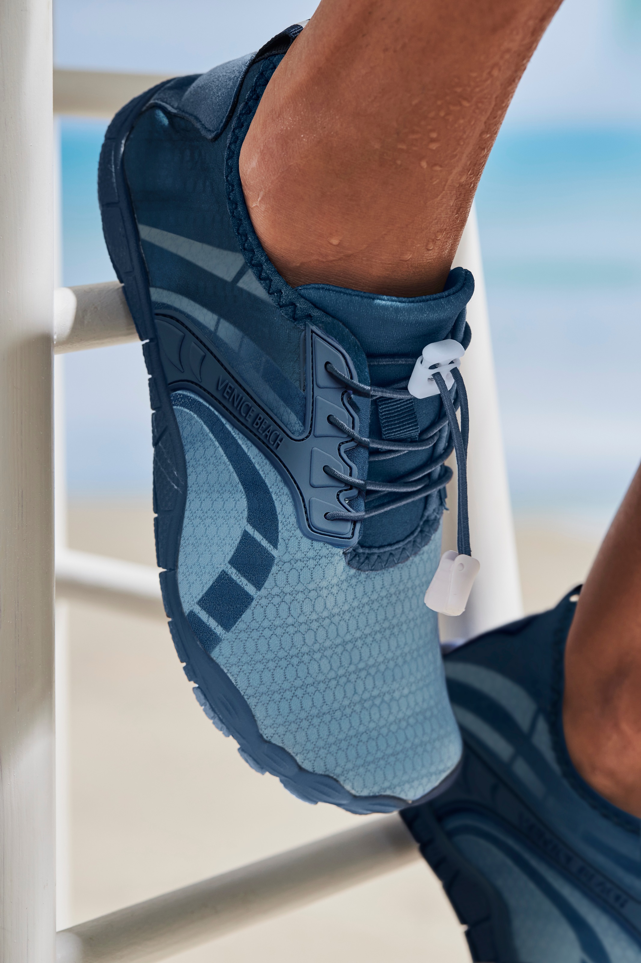 Venice Beach Aquaschuh, mit Kordelzug, Badeschuh, Slipper, Wasserschuh, Unisex VEGAN