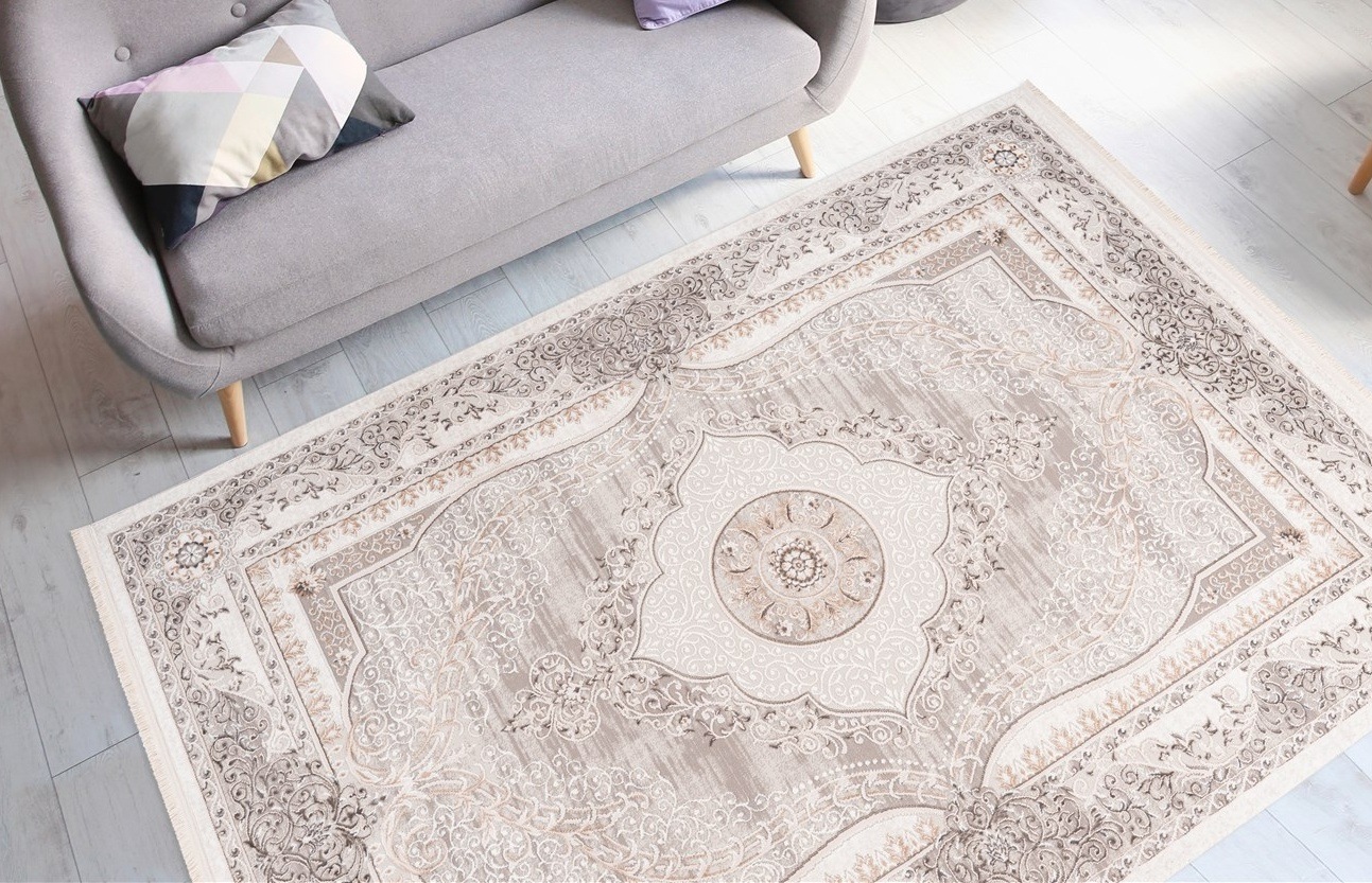 calo-deluxe Teppich »Miran 825«, rechteckig, 12 mm Höhe, Vintage Design, mi günstig online kaufen