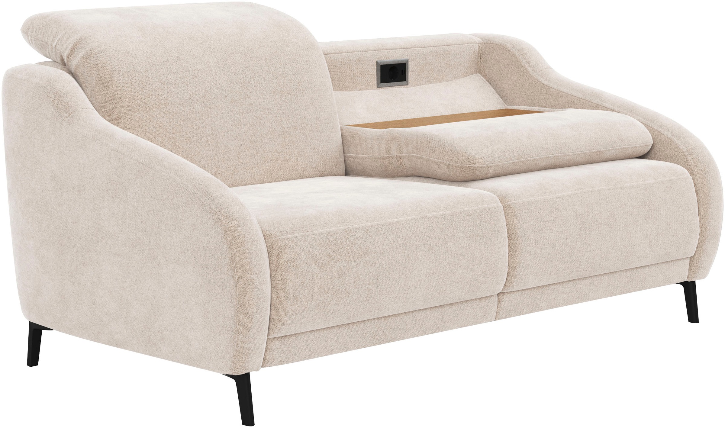 sit&more 3-Sitzer »Blues«, wahlweise mit Klapptisch und USB