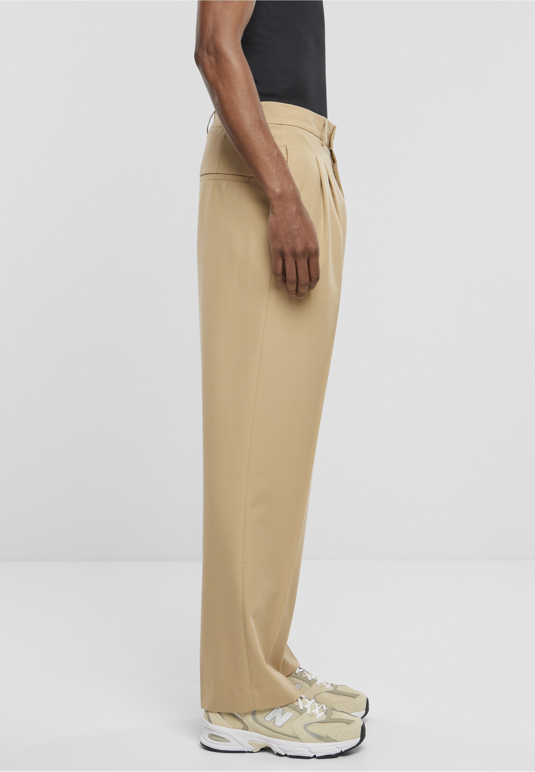 URBAN CLASSICS Stoffhose »Urban Classics Herren Double Pleated Pants«