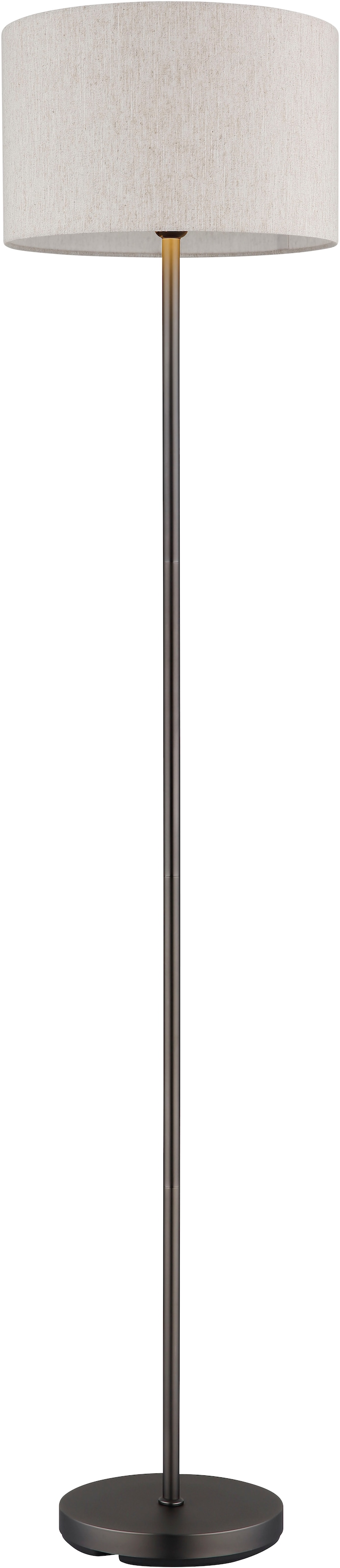 NOWA Stehlampe »THEA« E27 1 Stk. Stehleuchte schwarz-chrom matt Wohnzimmer Flur