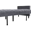 Dorel Home 3-Sitzer »Celine«, Sofa mit Bettfunktion, Rückenlehne 2-teilig und 3-fach verstellbar, schwarze Beine, in verschiedenen Größen, Bezugsqualitäten und Farbvarianten erhältlich, Sitzhöhe 43 cm