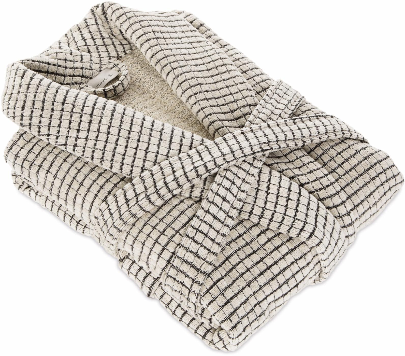 Möve Unisex-Bademantel »Eden, ideal für Sauna & Spa, Hotelbademantel, Morgenmantel«, (1 St.), im Karo-Design