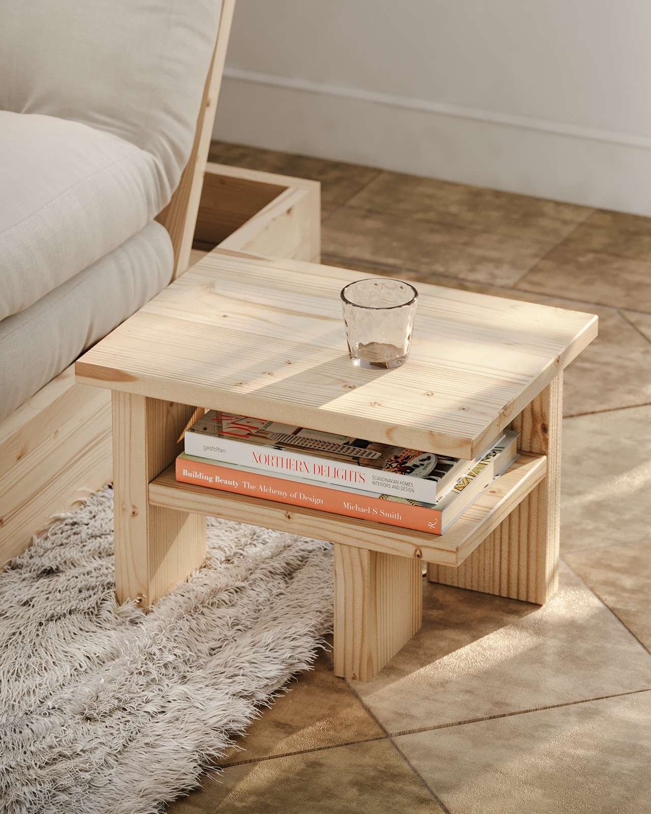 Karup Design Beistelltisch »Japan Side Table, kompakt, stilvoll, funktional, Made in Europe«, vielseitig einsetzbar, aus massivem FSC®-zertifiziertes Massivholz