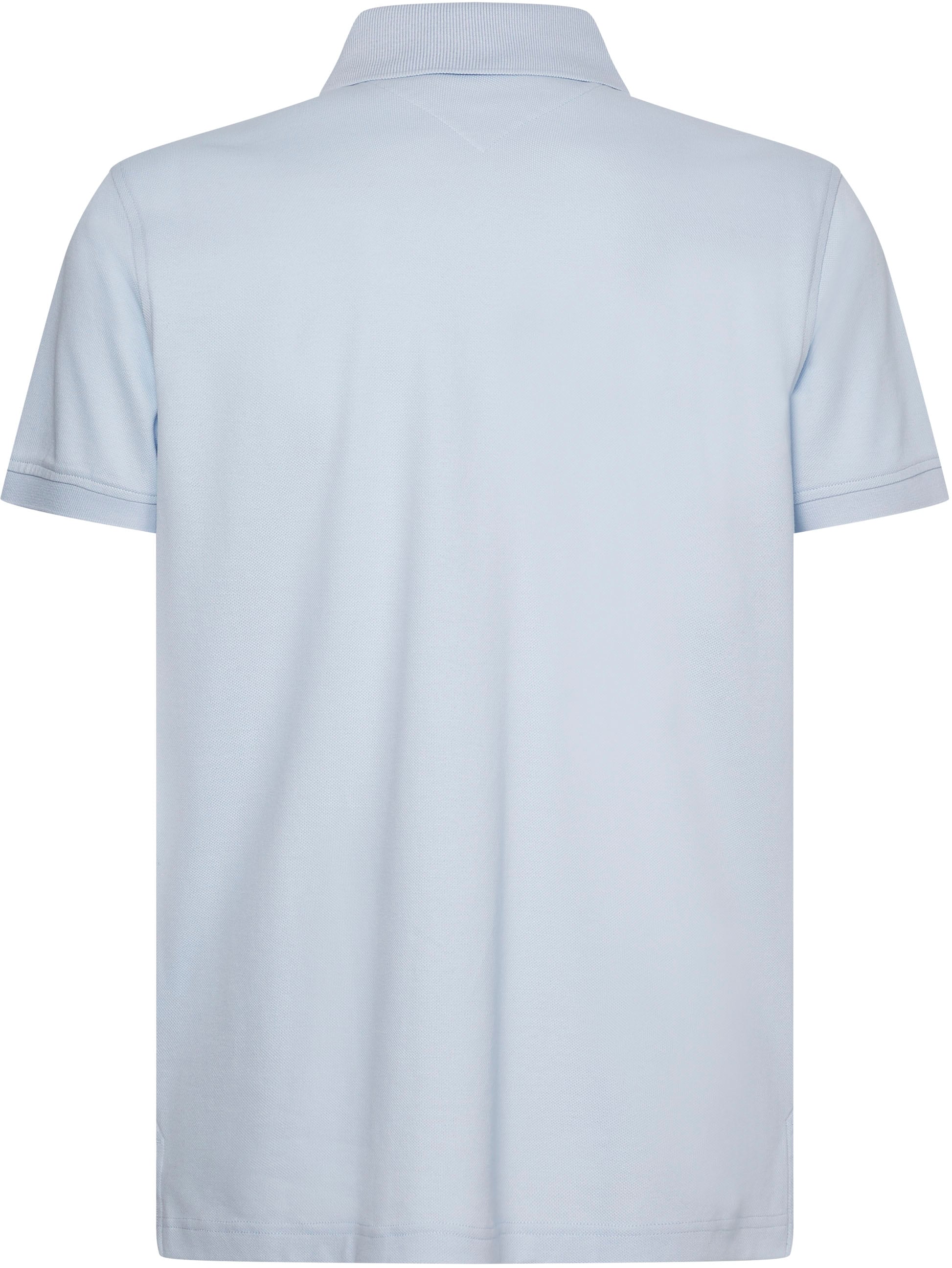 Tommy Hilfiger Poloshirt »1985 REGULAR POLO mit Kontraststreifen und Knopfleiste«, unifarben, sportlich, regular fit, Baumwollmix, Polokragen