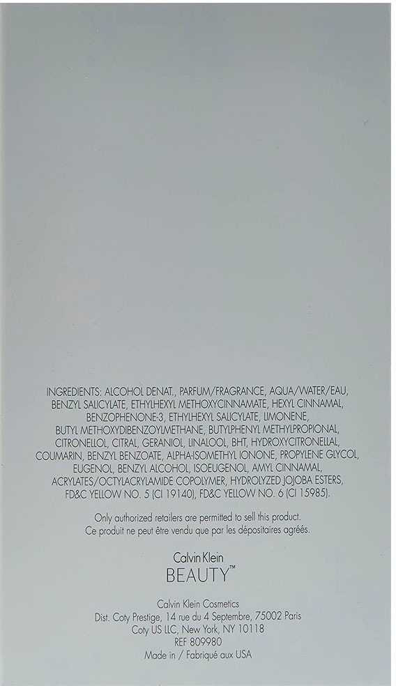 Calvin Klein Eau de Parfum »BEAUTY«, mit vielseitigen Nuancen