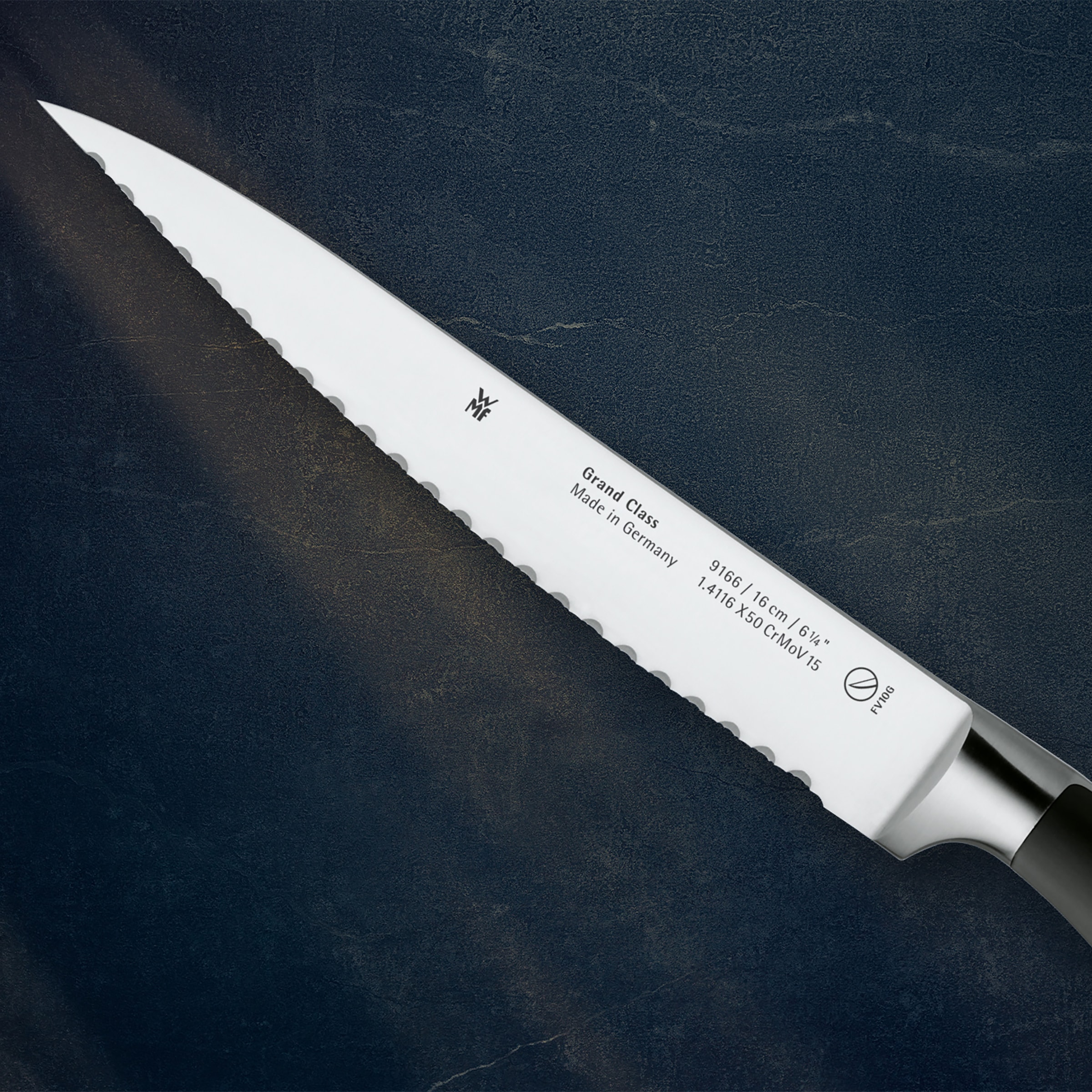 WMF Kochmesser »Grand Class«, (1 tlg.), 16 cm, langanhaltende Schärfe, handgeschmiedeter Spezialklingenstahl