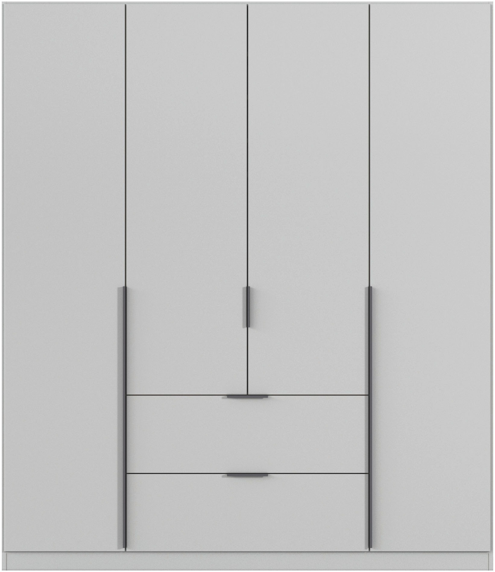 rauch Drehtürenschrank »Kleiderschrank Schrank Garderobe AGORDO mit Dekor- oder Hochglanzfront«, (in zwei Griff-Farben, Breiten 91-360 cm), mit Außenschubkästen, in 7 Breiten und 2 Höhen MADE IN GERMANY