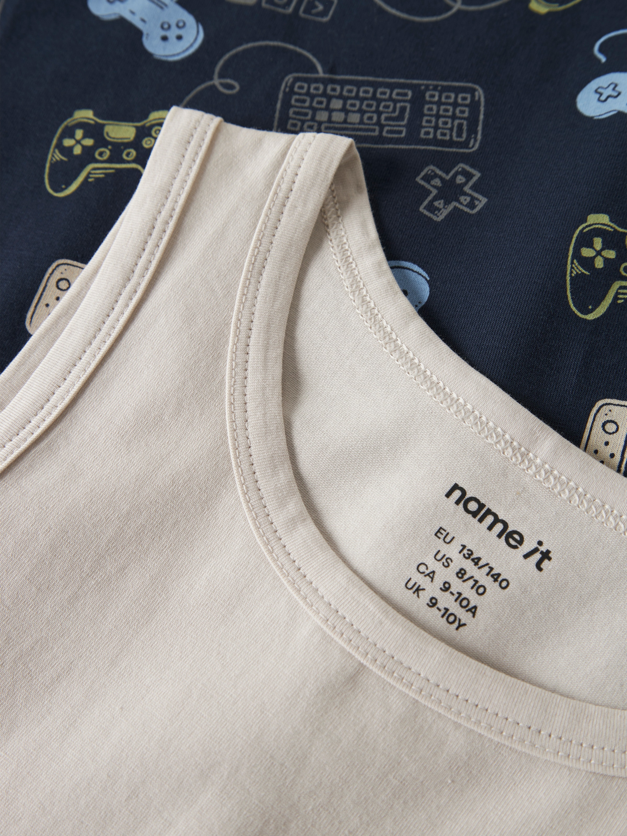 Name It Unterhemd »NKMTANK TOP 2P NAVY GAMER NOOS« Packung, 2 Stk.
