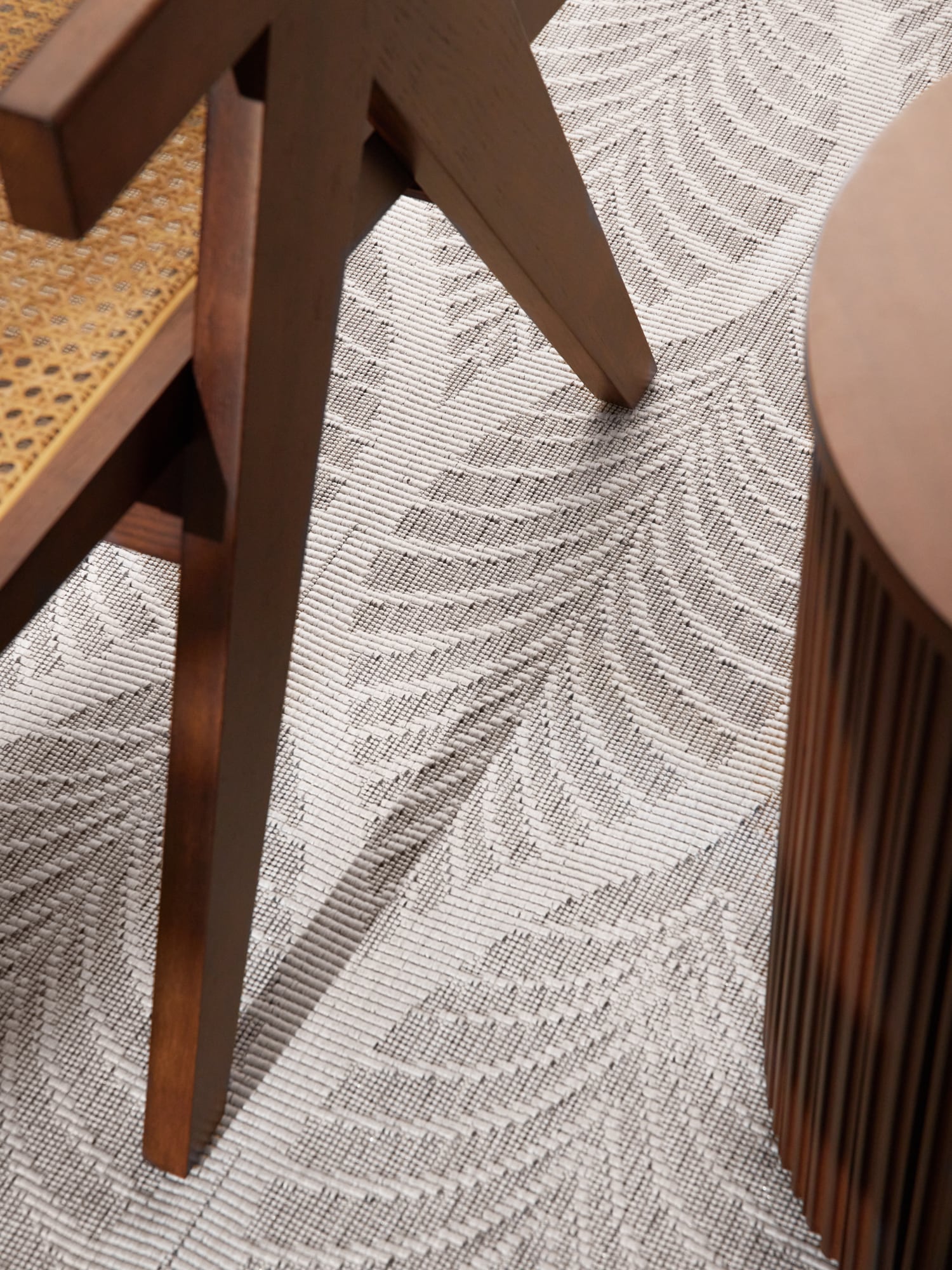 NORTHRUGS Outdoorteppich »Liora Wendeteppich«, rund, 5 mm Höhe, In und Outdoor, Flachgewebe, wetterfest, pflegeleicht, robust