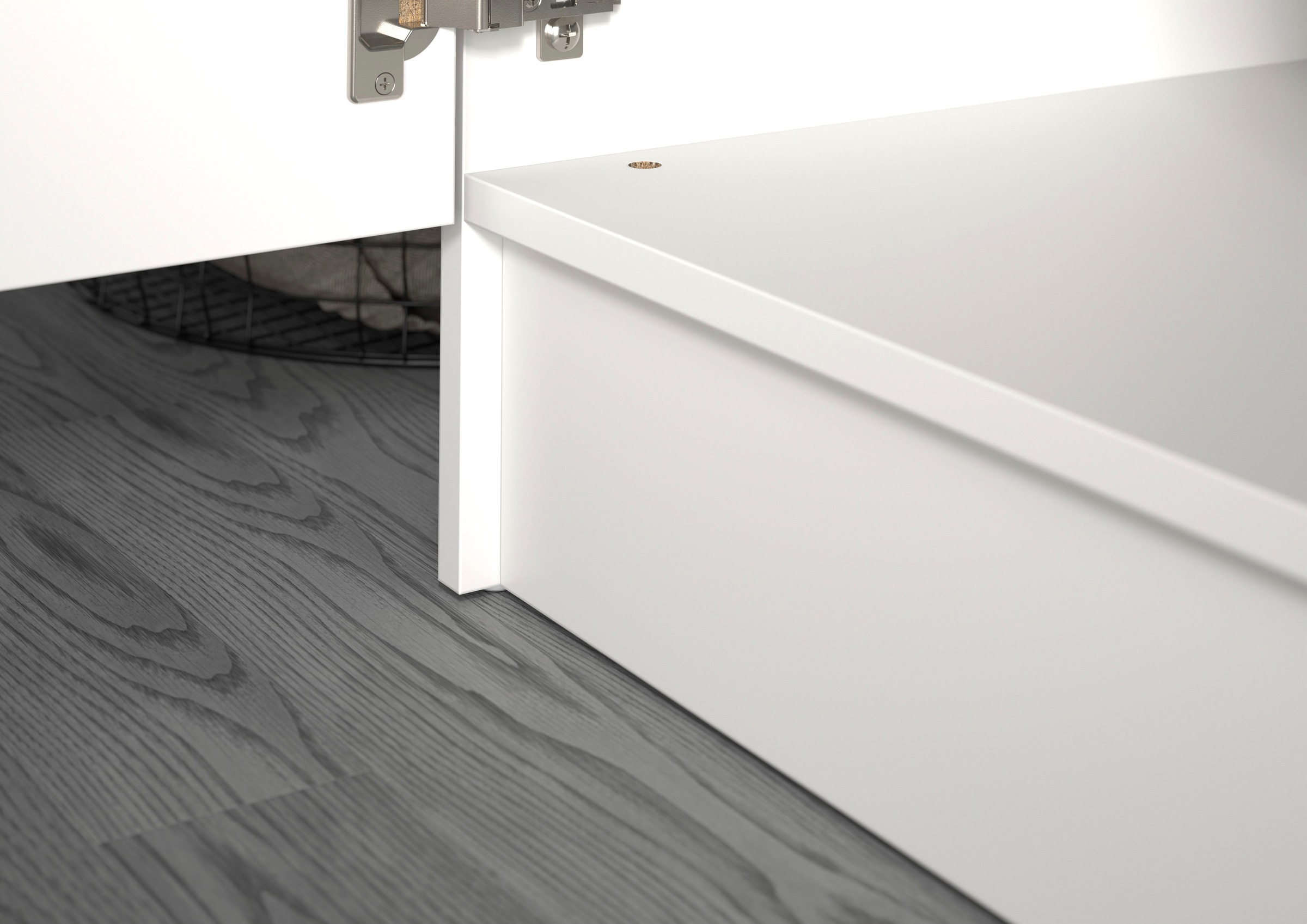 welltime Badmöbel-Set »FALAS, TOPSELLER!, 8-teilig, Hauswirtschaftsraum Set, Breite 300 cm« Set, Wäscheschrank, Hängeschrank,Standregal, Umbauschrank, Mehrzweckschrank, 8 Stk. tlg.