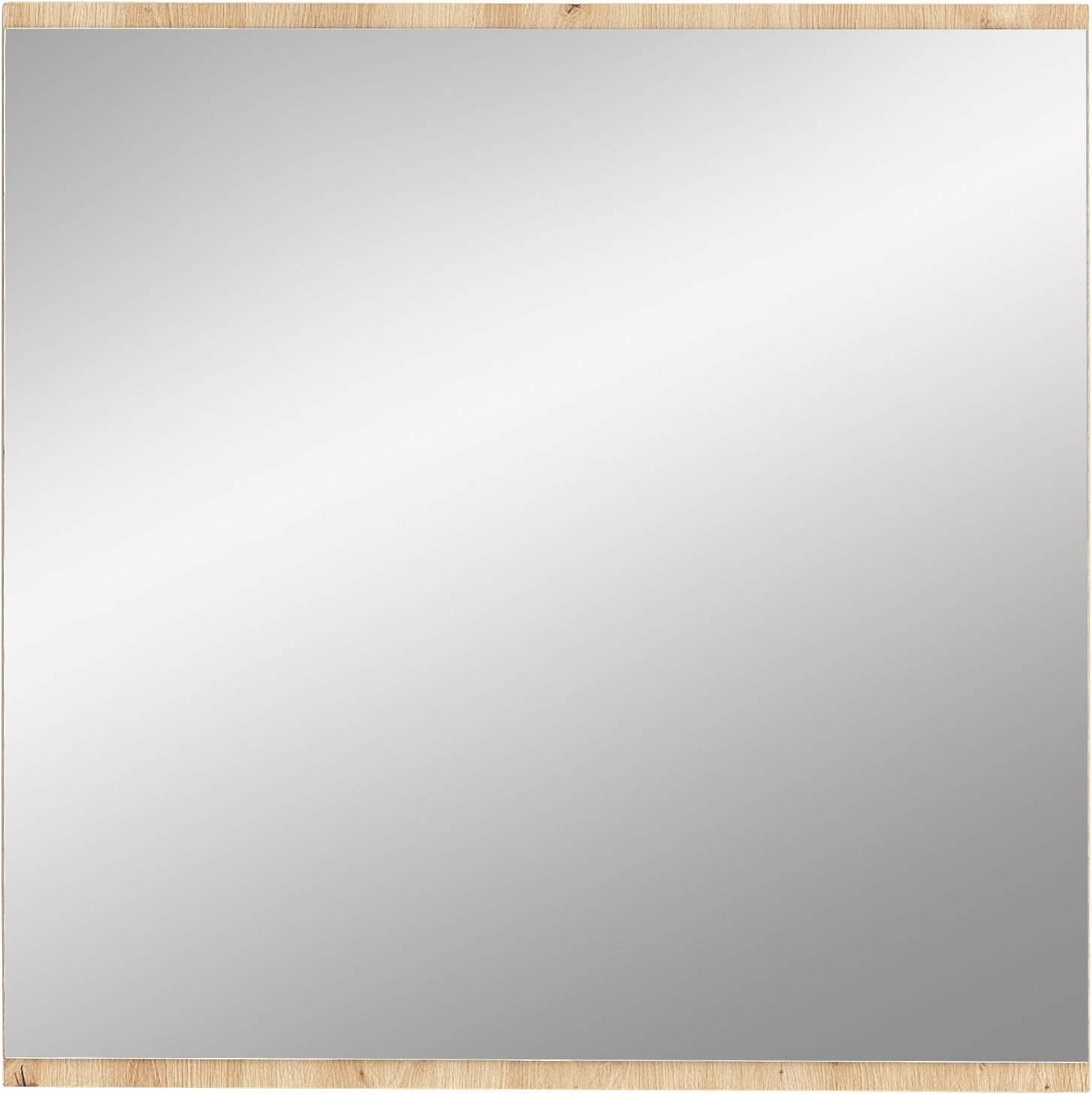 HBZ Spiegel »Lagos Garderobenspiegel, BxHxT 80x80x2 cm« Mit filligraner Abs günstig online kaufen