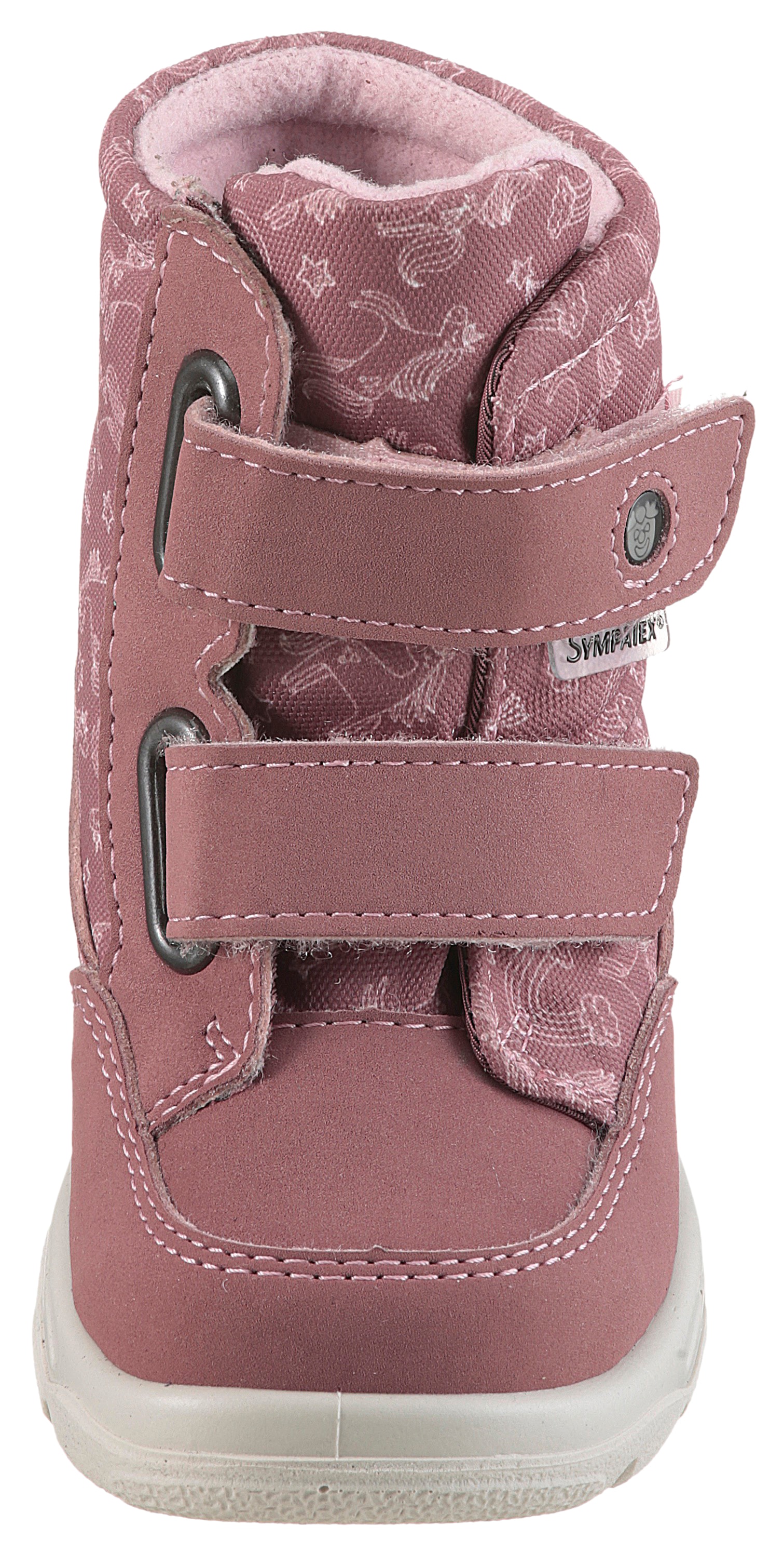 PEPINO by RICOSTA Winterstiefel »Madlen WMS: mittel«, Klettstiefel mit Sympatex, Lauflernschuh, Größenschablone zum Download