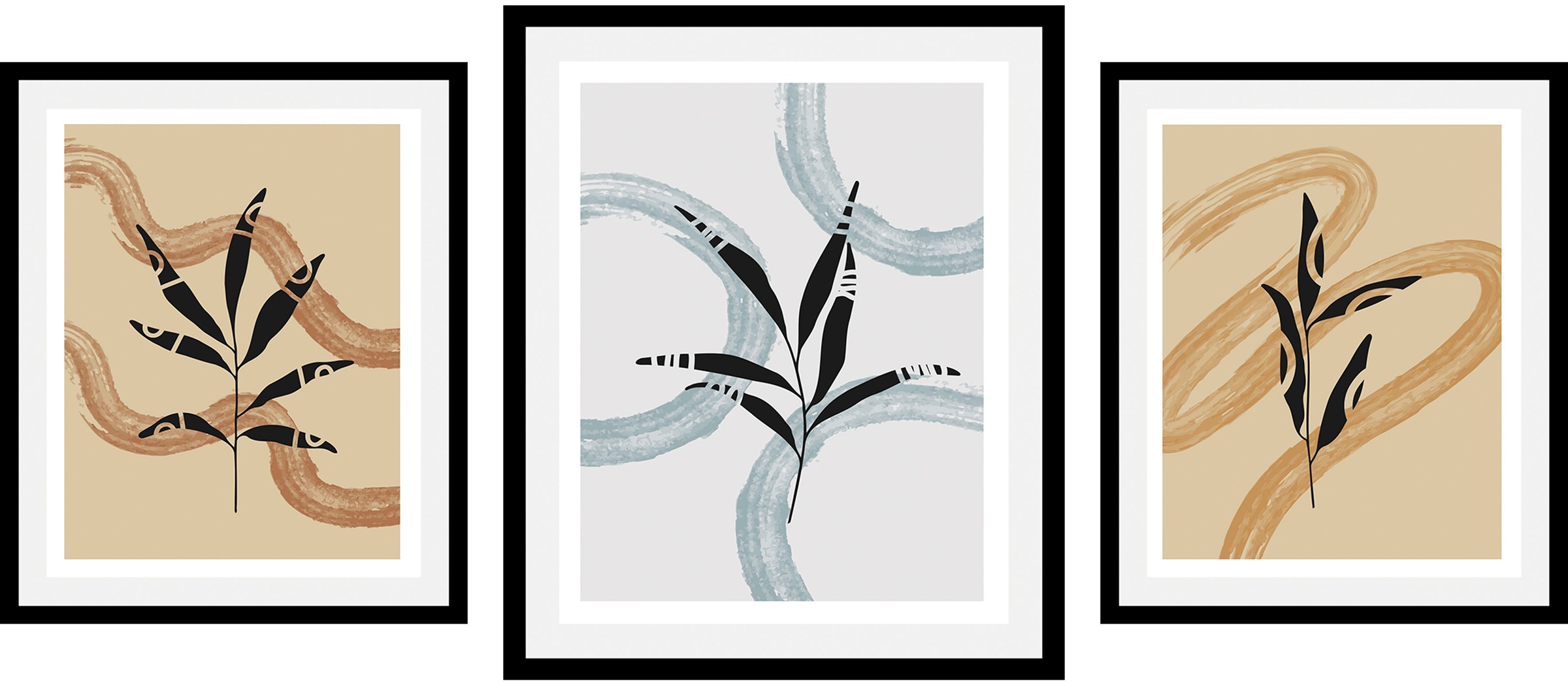 queence Bild »Set Hera«, (1 St.), HD Premium Poster-Druck inkl. Holzrahmen günstig online kaufen