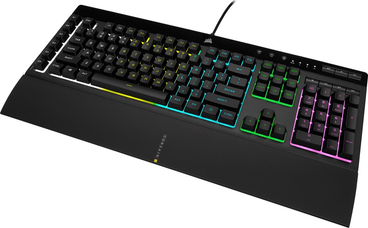 Corsair Gaming-Tastatur »K55 RGB PRO«, (Ziffernblock-USB-Anschluss-Fn-Tasten)
