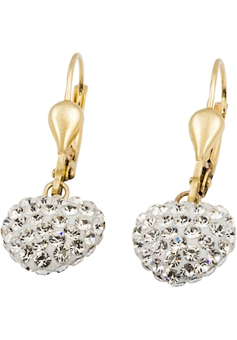 Firetti Paar Ohrhänger »Herz«, mit Kristallsteinen kaufen