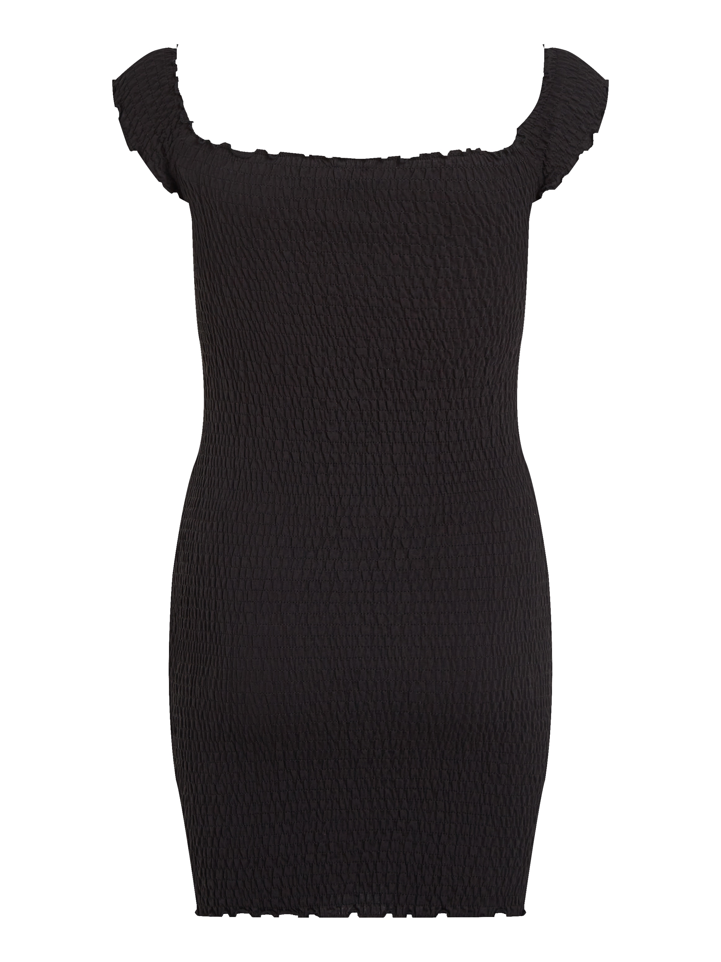 Tommy Jeans Jerseykleid »TJW SMOCK BODYCON DRESS«, in Smok-Optik