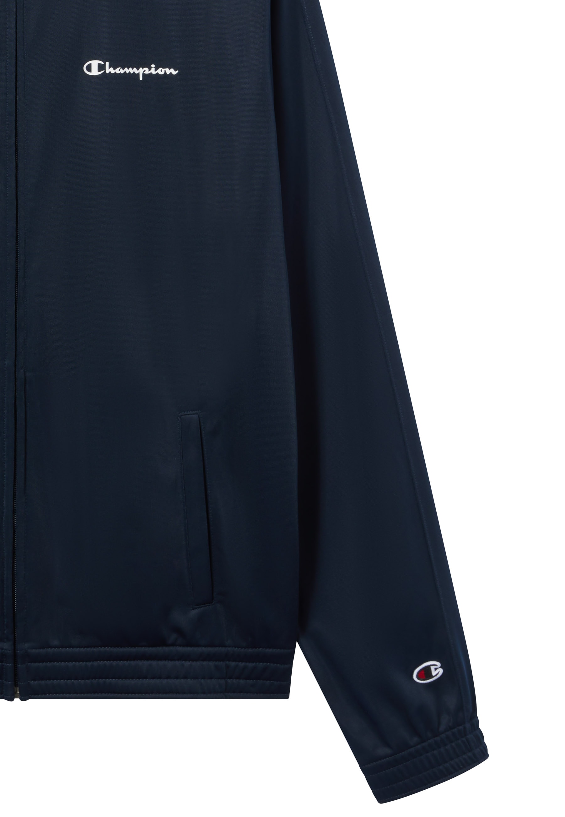 Champion Trainingsanzug »Tracksuit Small Logo« 2 Stk. zweiteiliges Set, mit Reißverschlusstaschen, aus Polyester