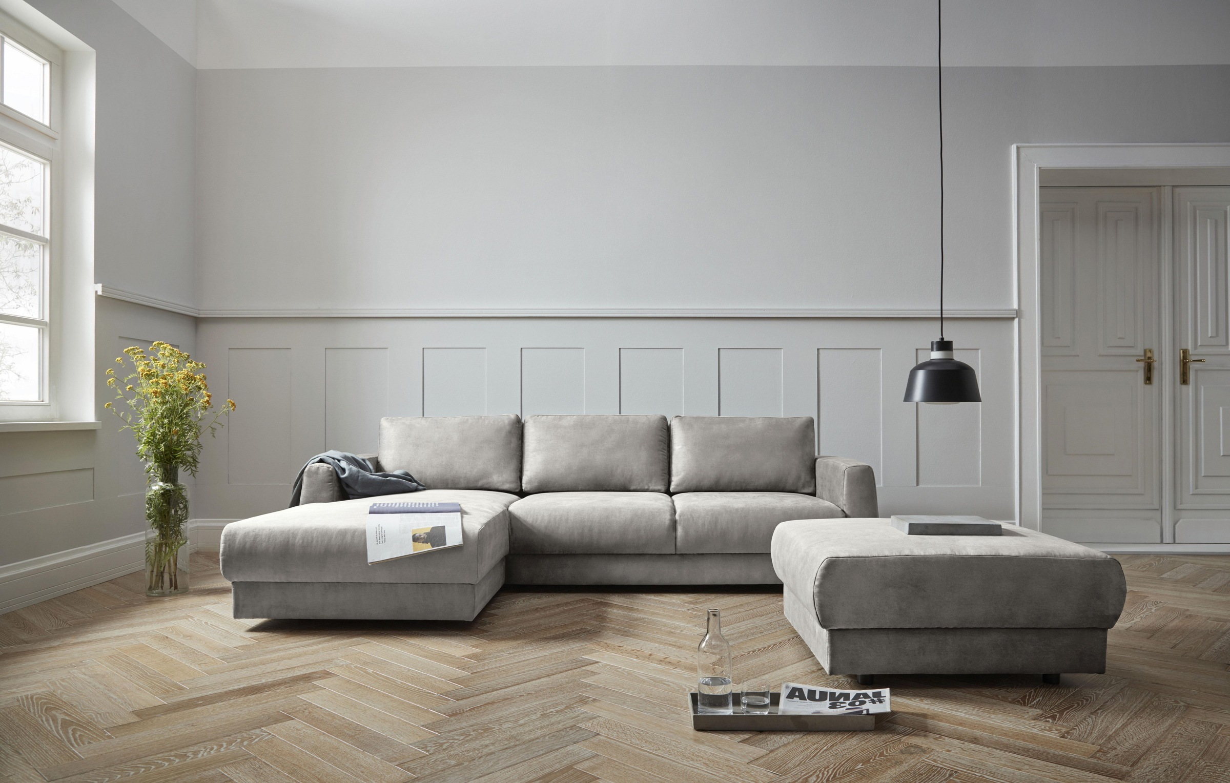 andas Ecksofa »Hobro L-Form«, in 3 Bezugsqualitäten in vielen Farben, Design by Morten Georgsen
